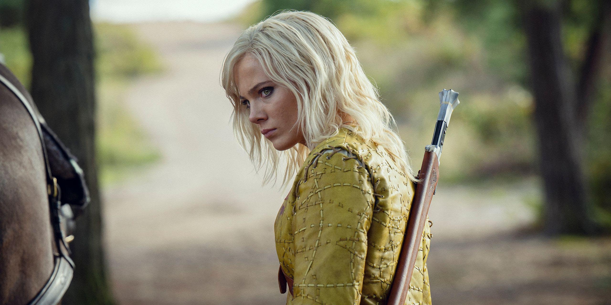 Ciri, sous l'apparence de Falka,furieuse, dans la saison 4 de The Witcher