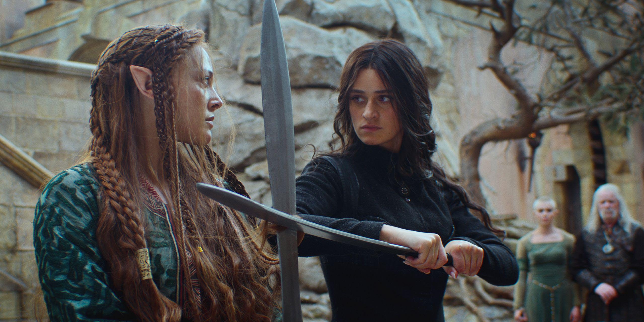 Francesca et Yennefer s'affrontent à l'épée dans la saison 4 de The Witcher