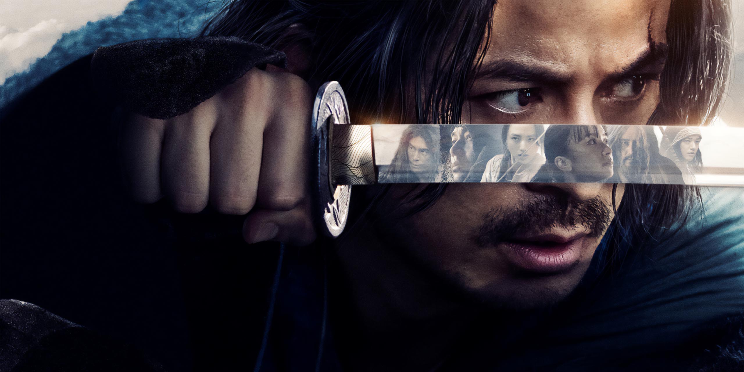 Junichi Okada dans le rôle de Shujiro dans Last Samurai Standing sur Netflix.