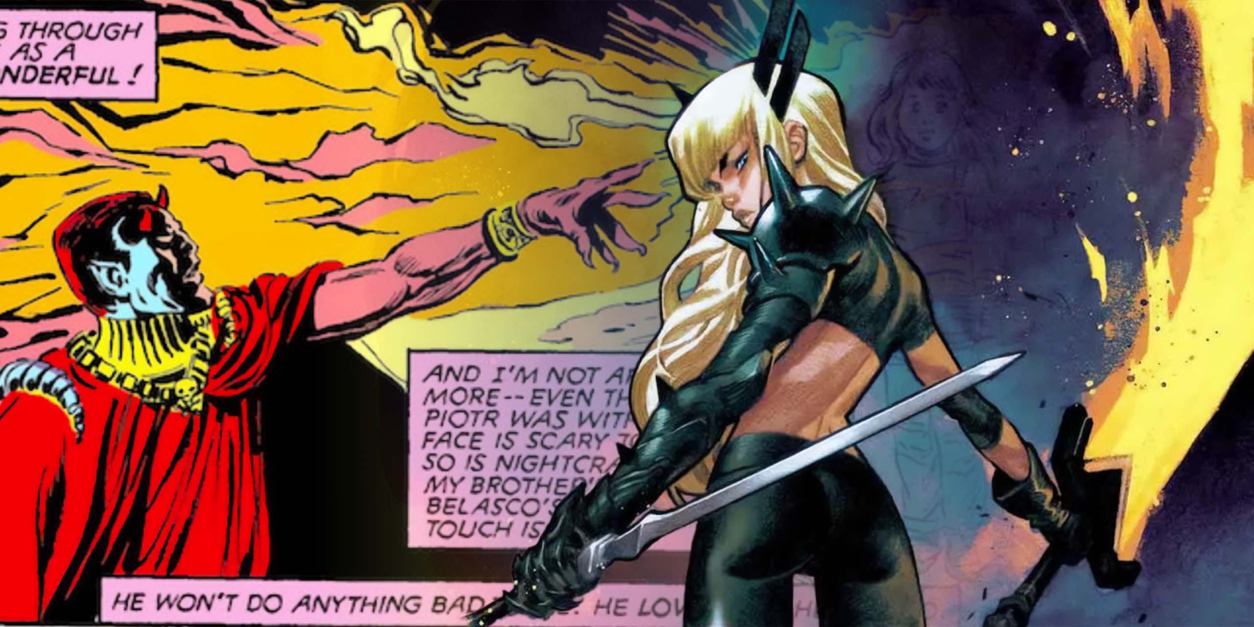Illyana Raspoutine, des Nouveaux Mutants et des X-Men.