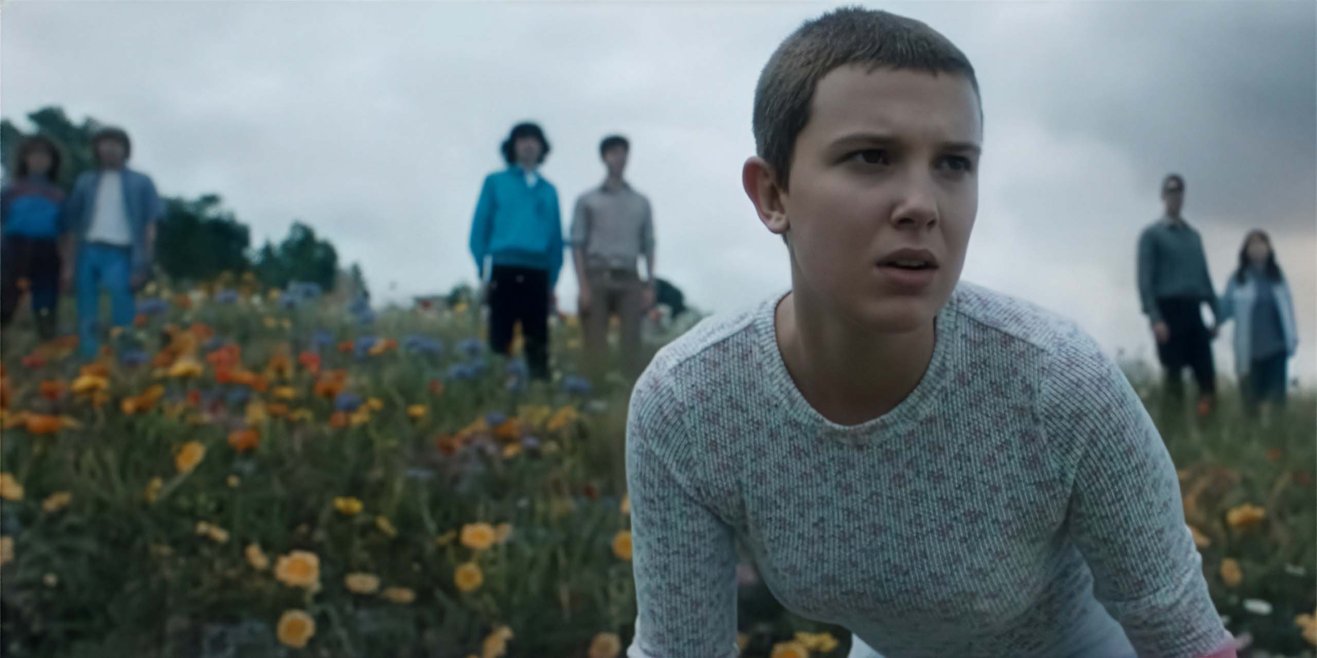 Millie Bobby Brown dans le rôle de Onze/Elf, dans Stranger Things.