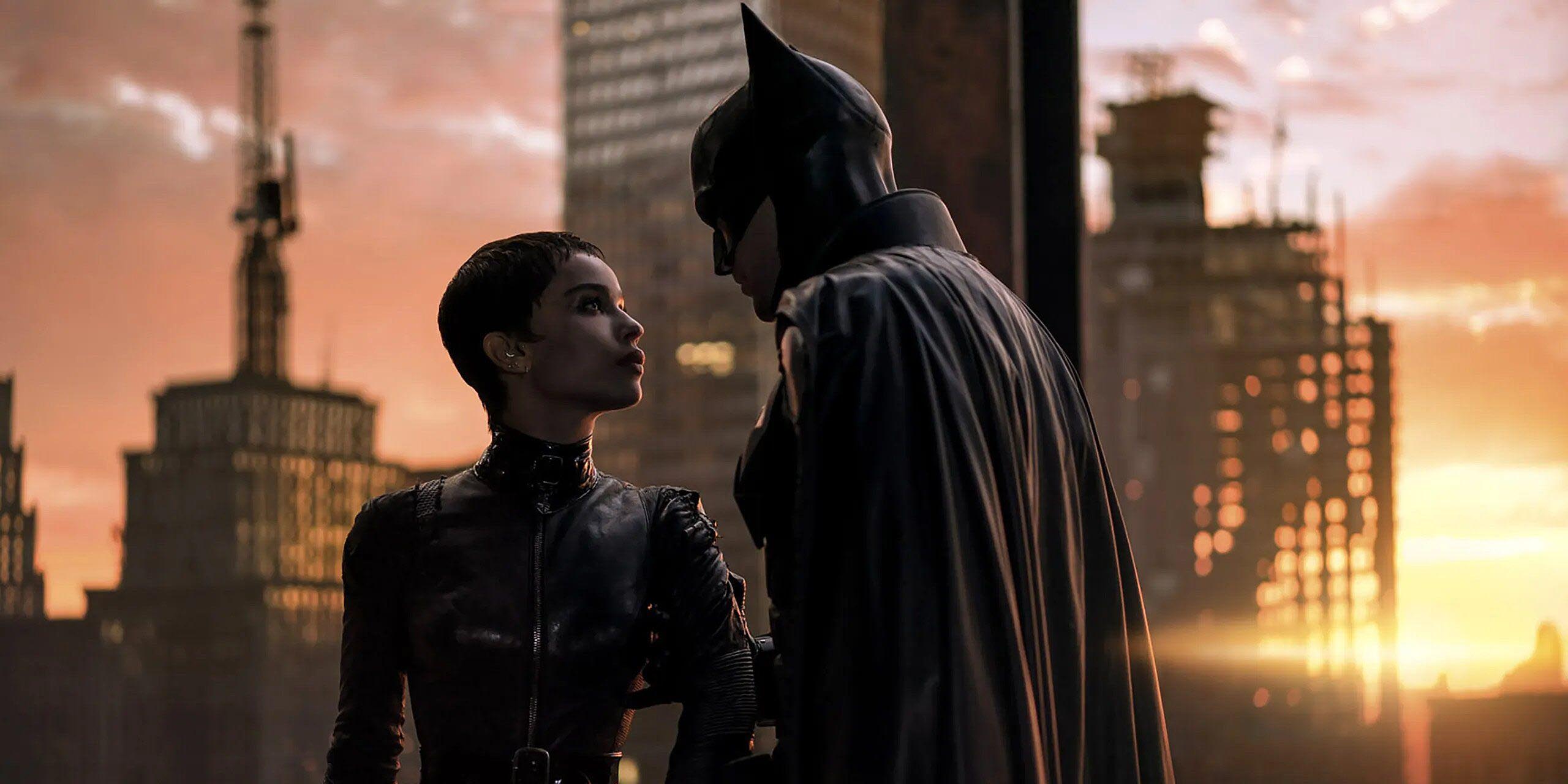 Catwoman (Zoë Kravitz) et Batman dans The Batman.