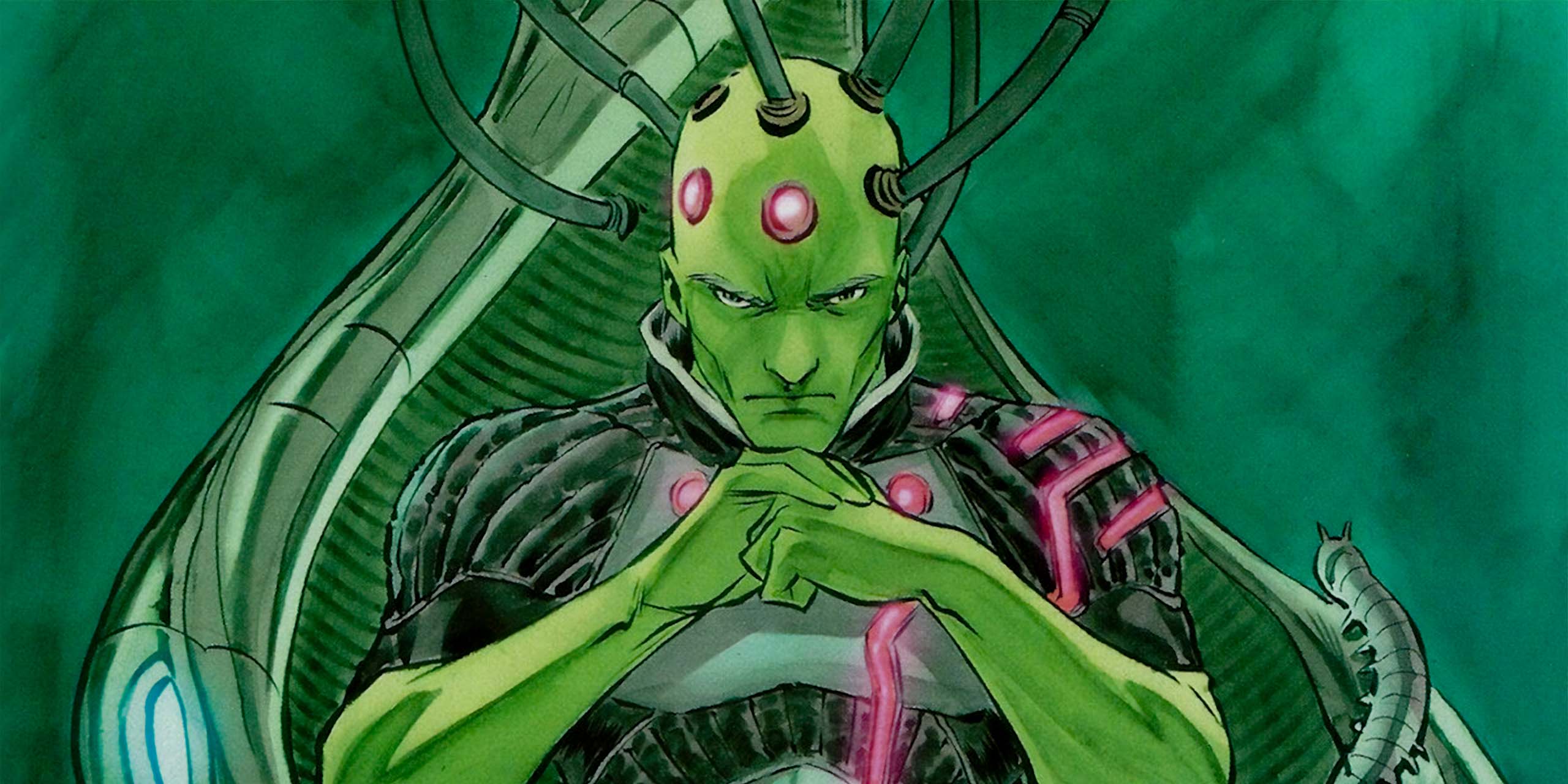 Brainiac dessiné par Francis Manapul.