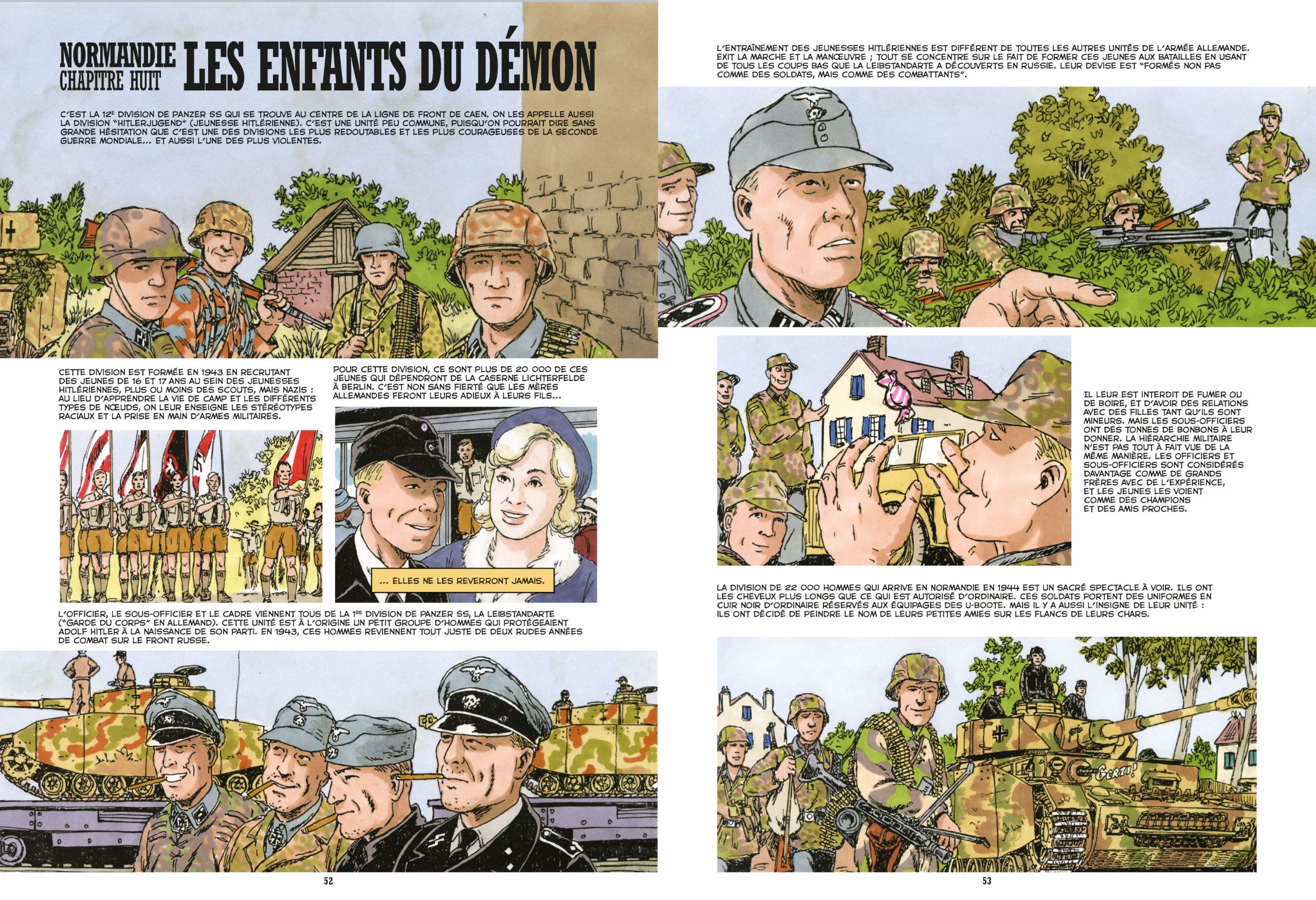 Planche extraite de la BD Normandie 1944 publiée par Imagine Graphic