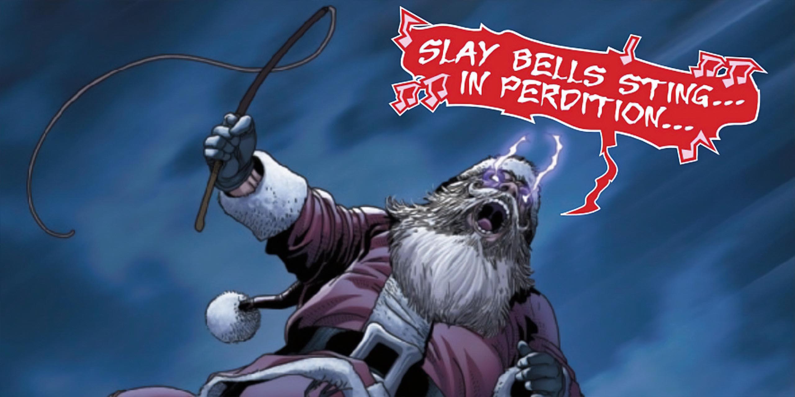 Le Père Noël démoniaque dans King In Black: Iron Man/Doom #1.