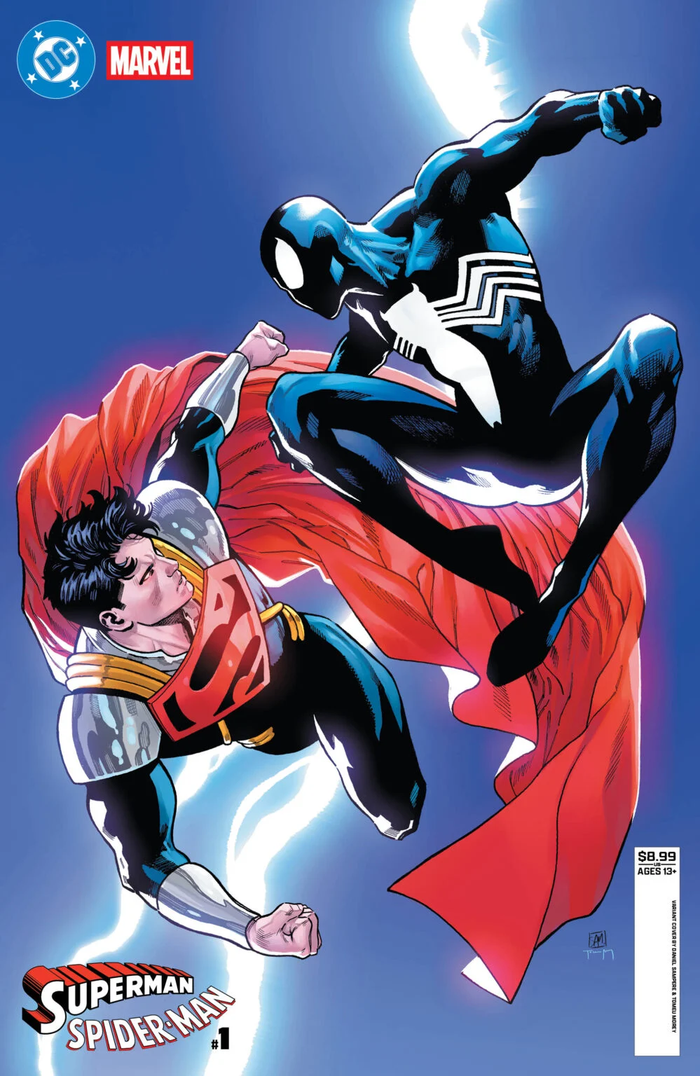 Couverture Superman Spider-Man Sampere