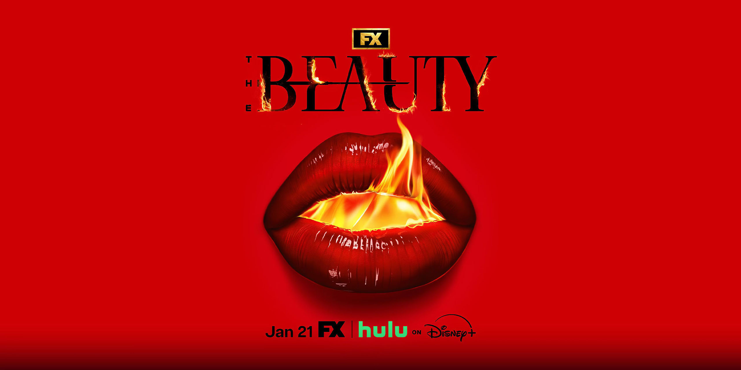 Affiche de The Beauty, la nouvelle série d'horreur de Ryan Murphy.