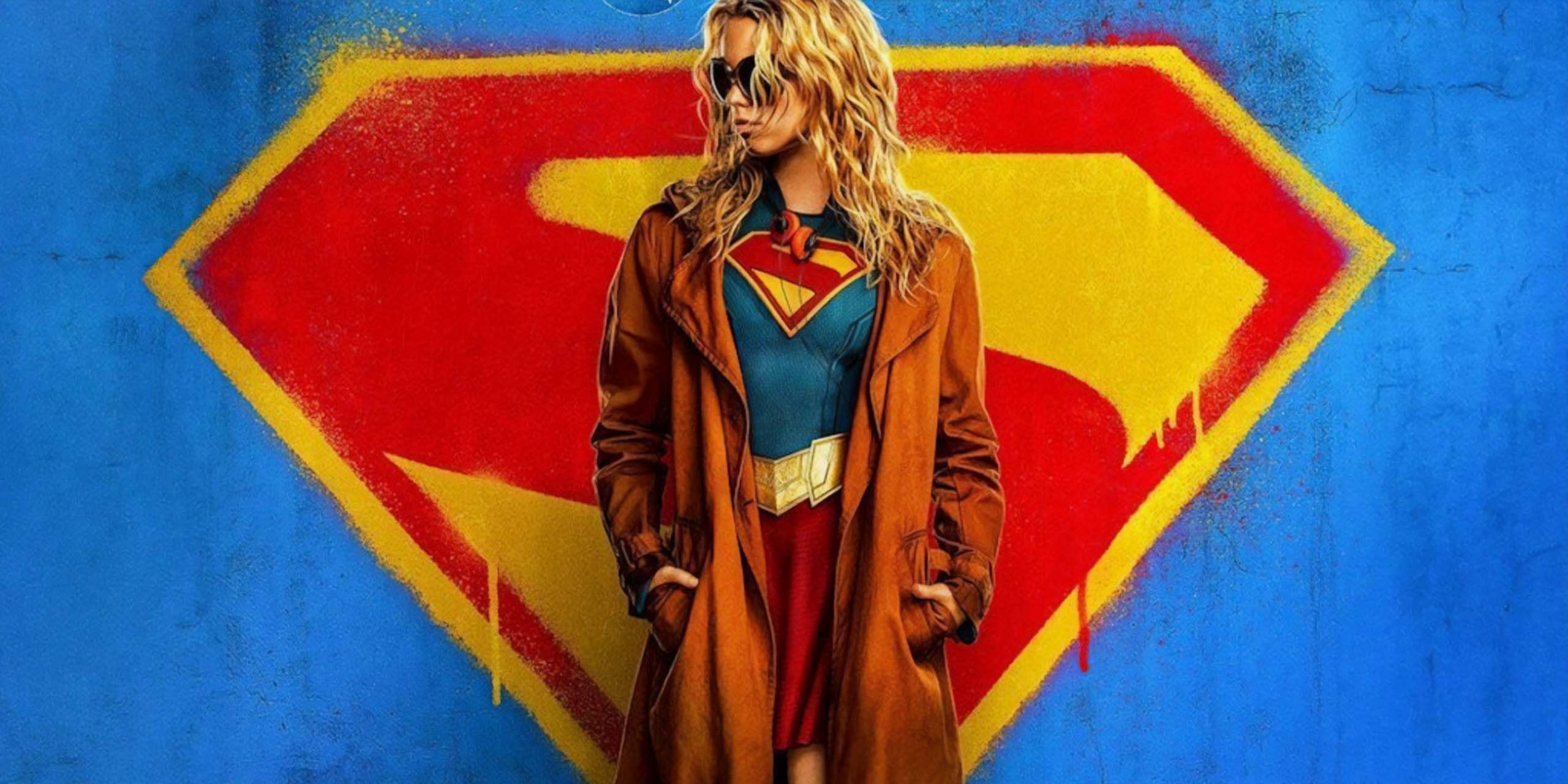 Premier poster officiel du film Supergirl avec Milly Alcock.