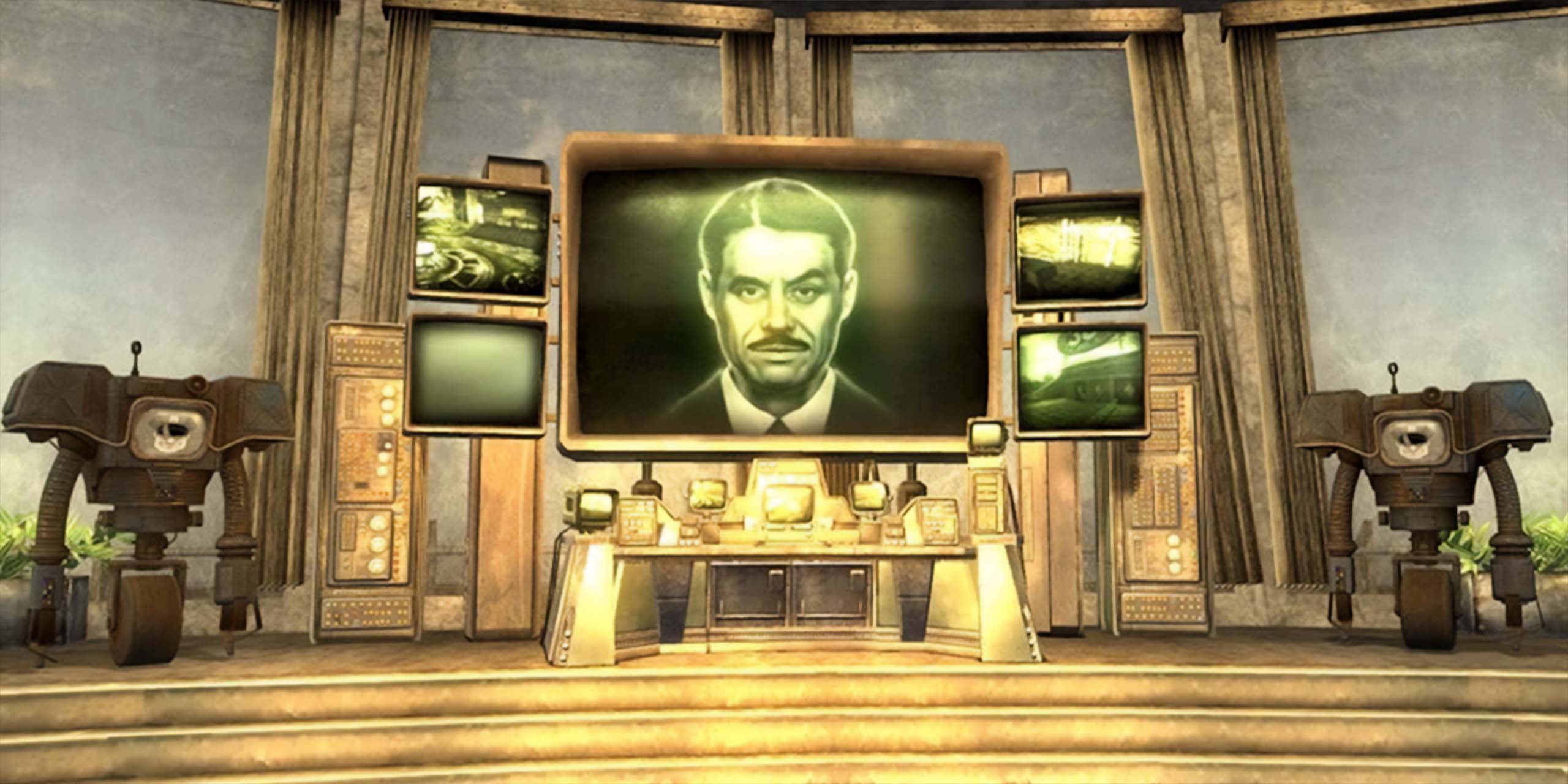 M. House sur un écran d'ordinateur dans le jeu Fallout New Vegas