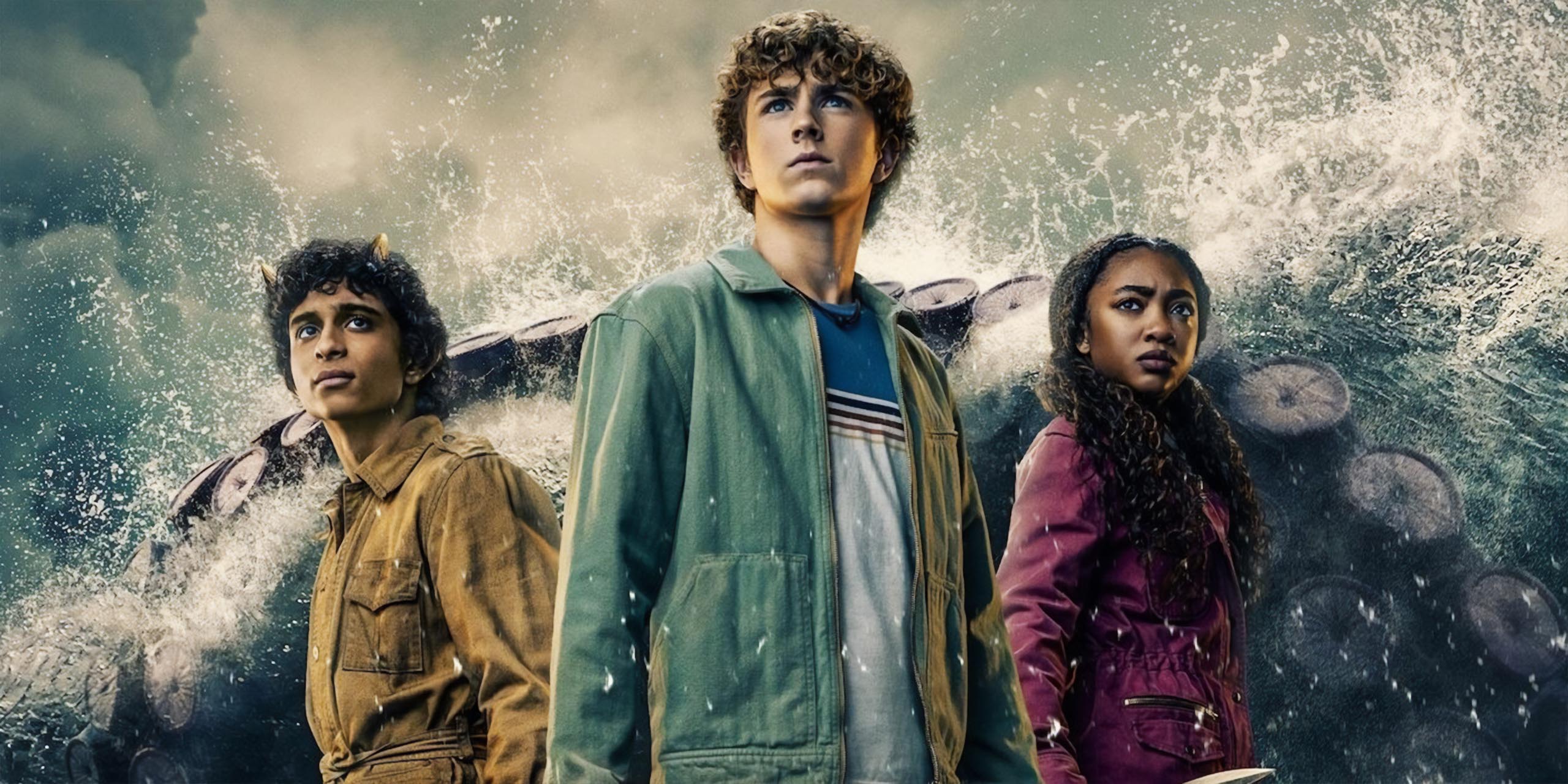 Poster de la saison 2 de Percy Jackson et les Olympiens sur Disney+.