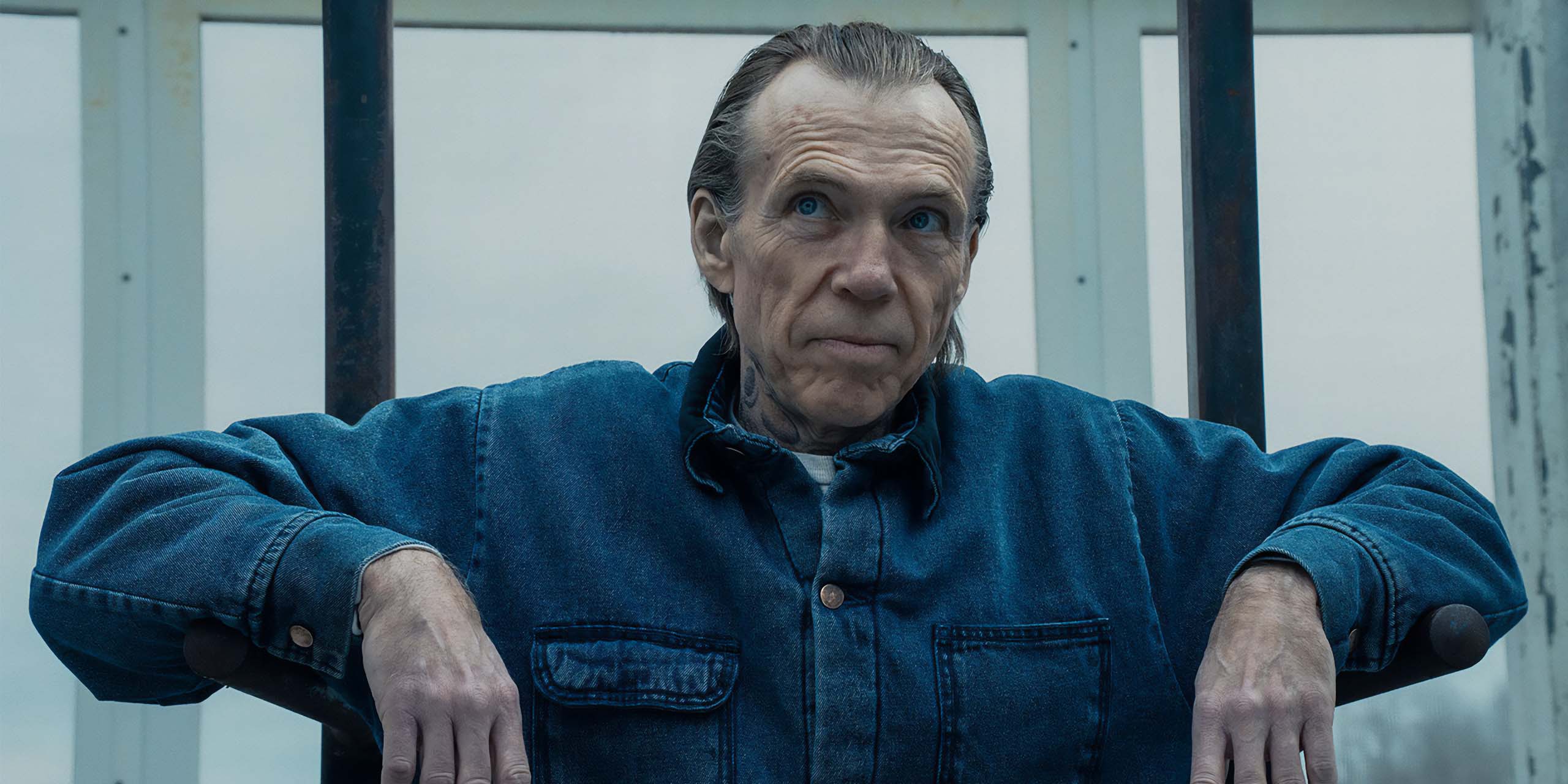 Richard Brake dans le rôle de Merle Callahan dans la saison 4 de Mayor of Kingstown