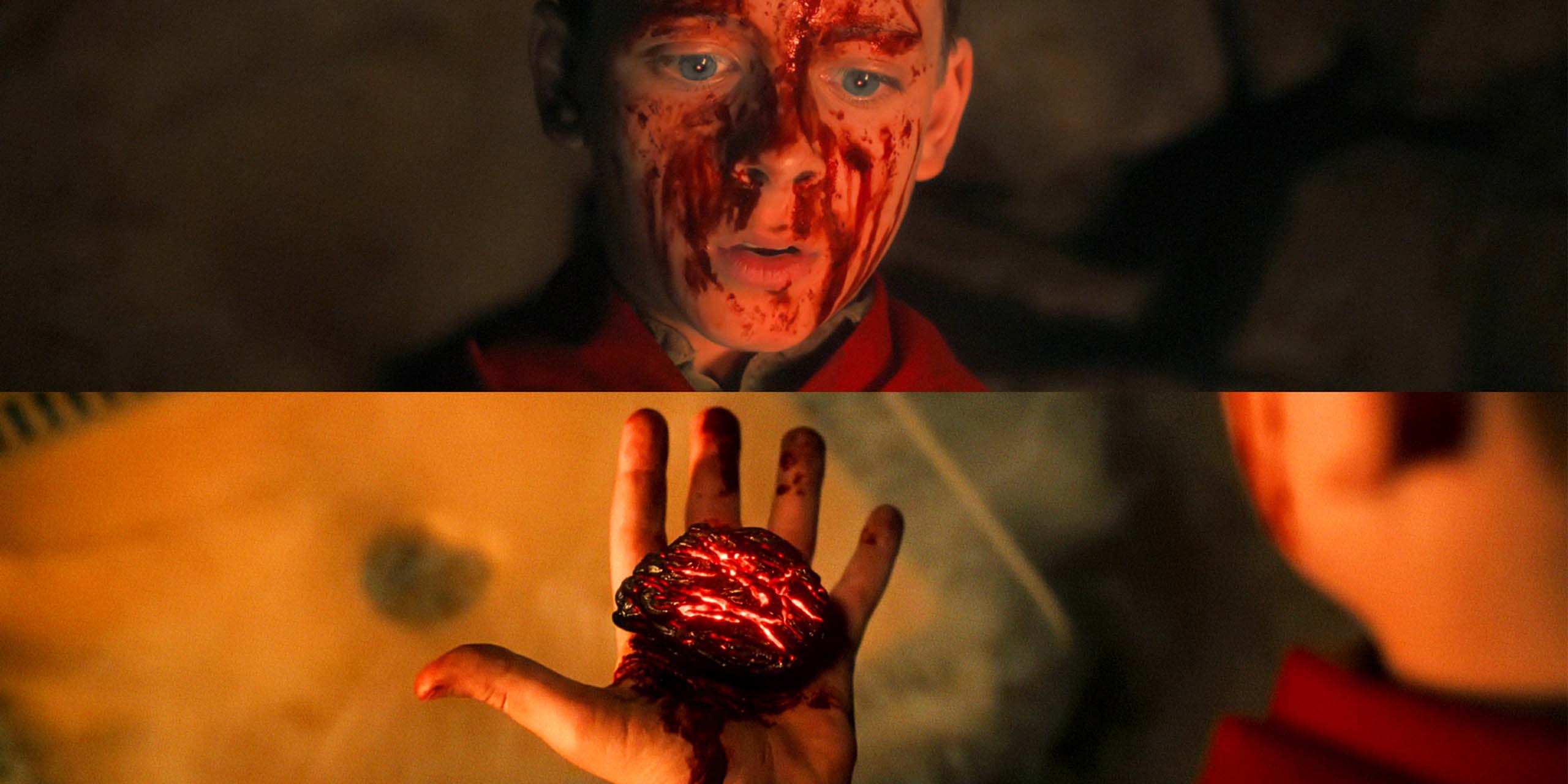 Le jeune Henry trouve la fameuse pierre rouge qui en fera Vecna dans le final de Stranger Things.