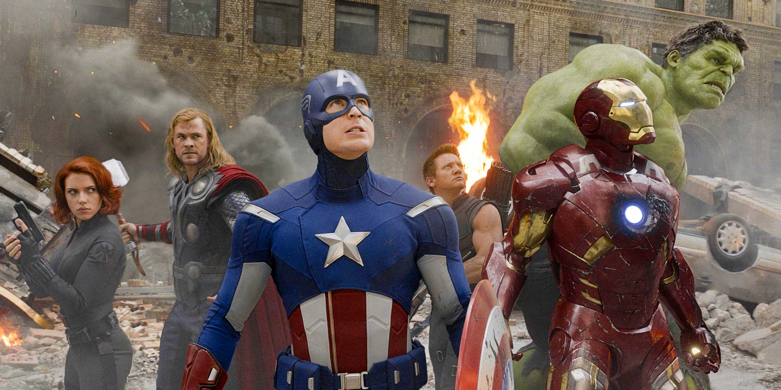 L'équipe originelle dans The Avengers (2012)