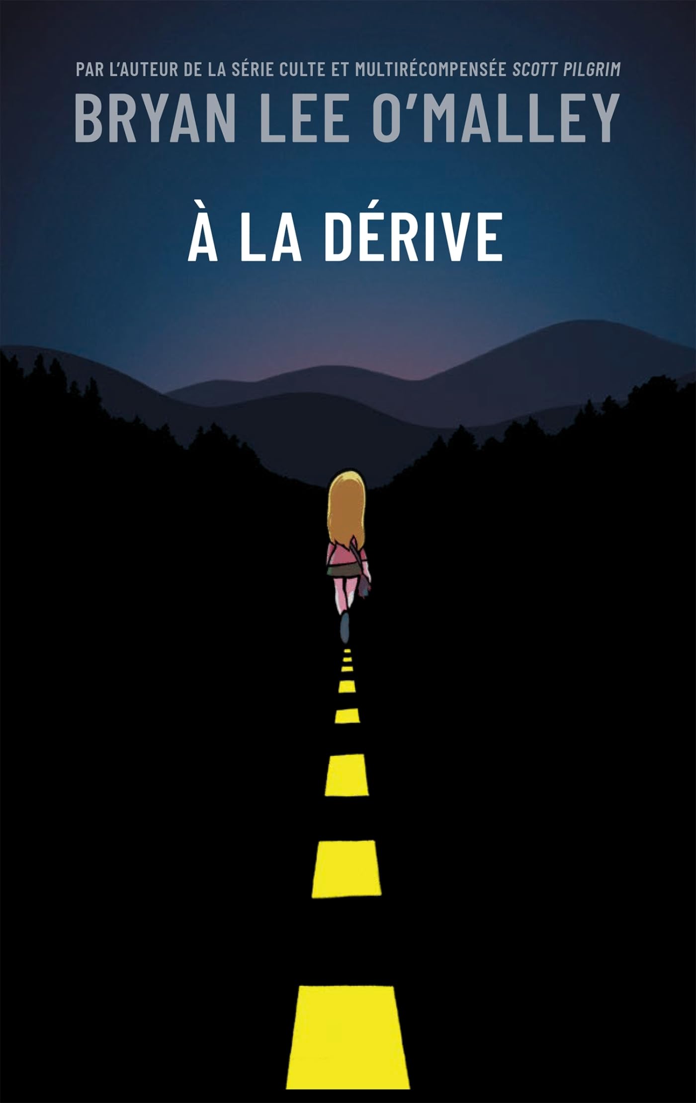 Couverture du comic books À la dérive, de de Bryan Lee O'Malley chez Hi Comics.