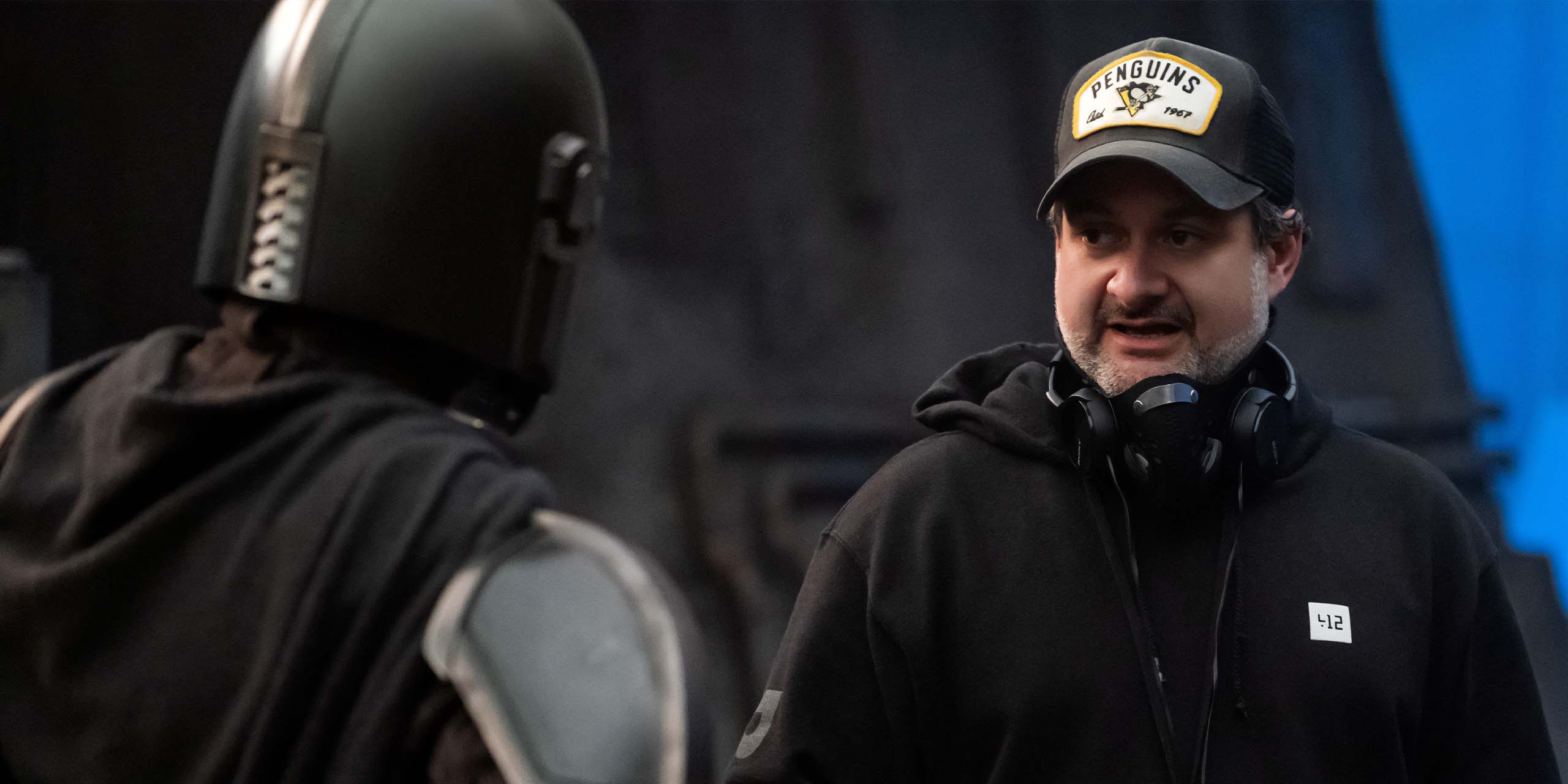 Dave Filoni sur le tournage de The Mandalorian.