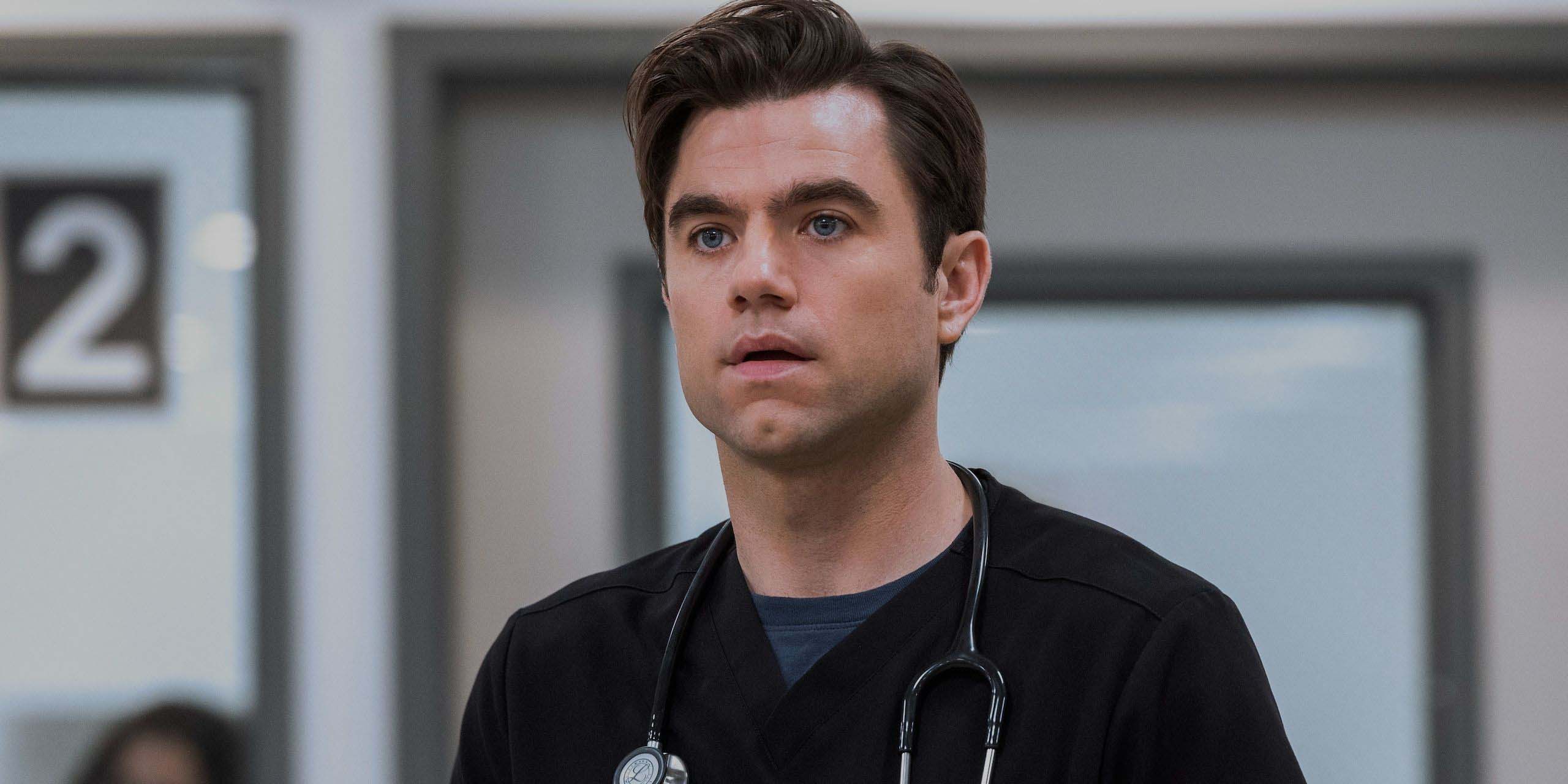 Frank Langdon (Patrick Ball) dans la saison 2 de The Pitt