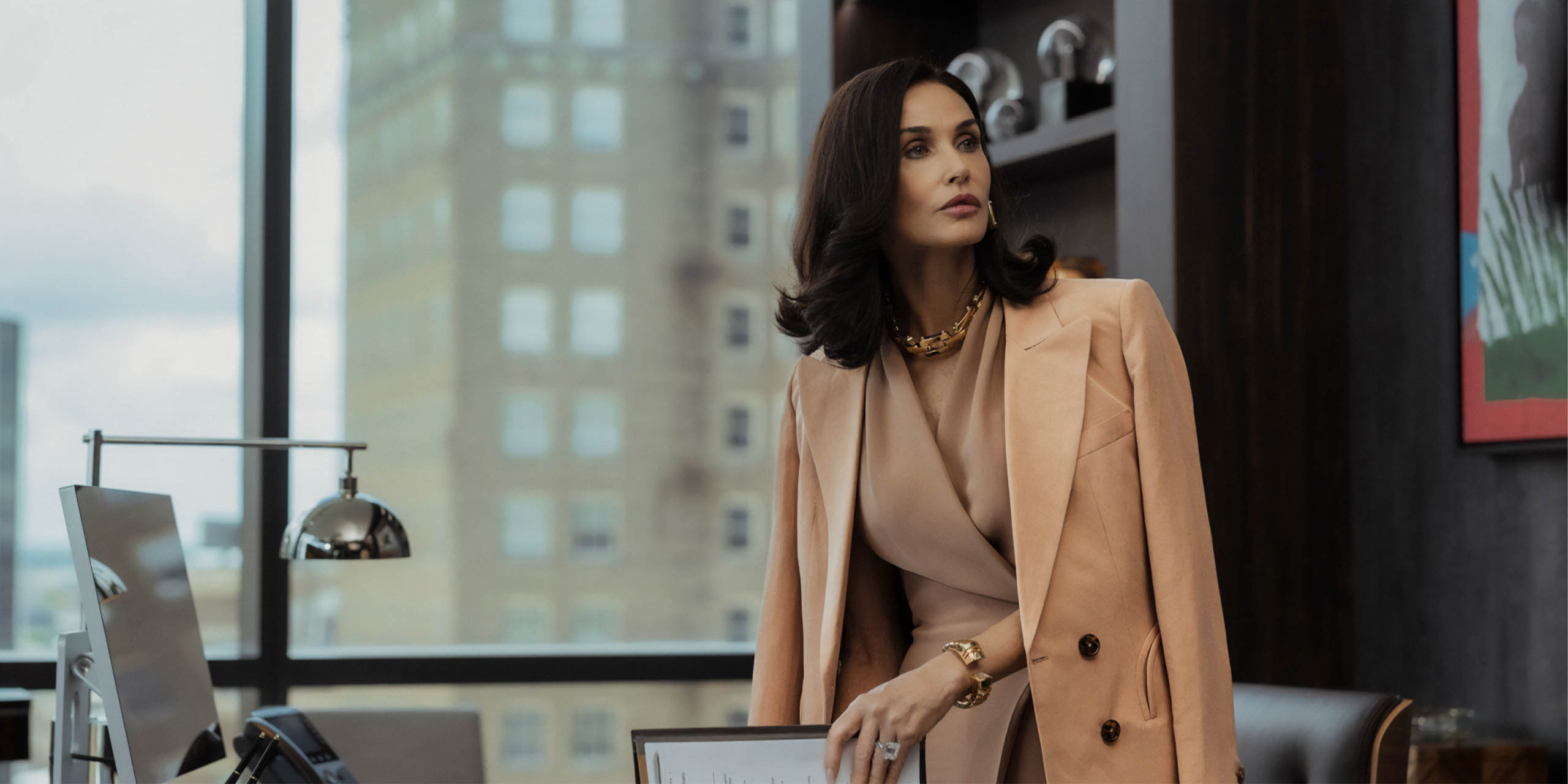 Demi Moore dans le rôle de Cami dans l'épisode 8 de la saison 2 de Landman.