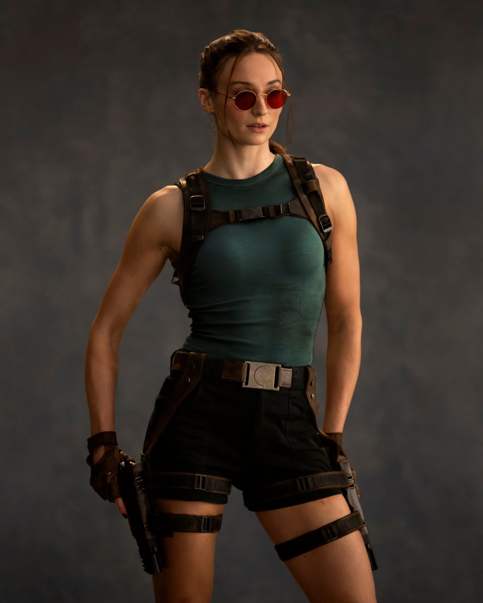Première image de Lara Croft (Sophie Turner) dans la série Tomb Raider sur Prime Video.