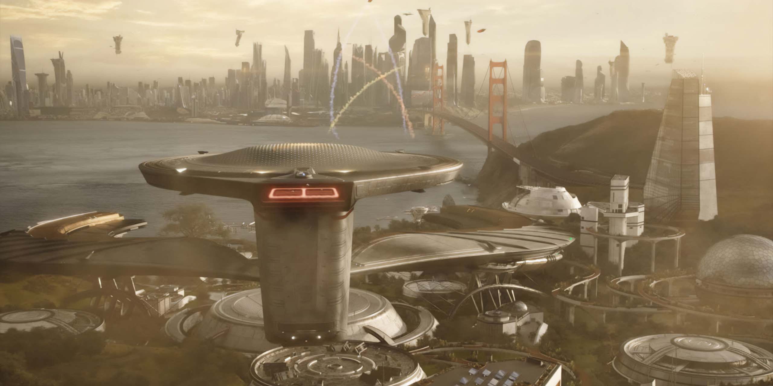 La Starfleet Academy à San Francisco dans la série Star Trek.