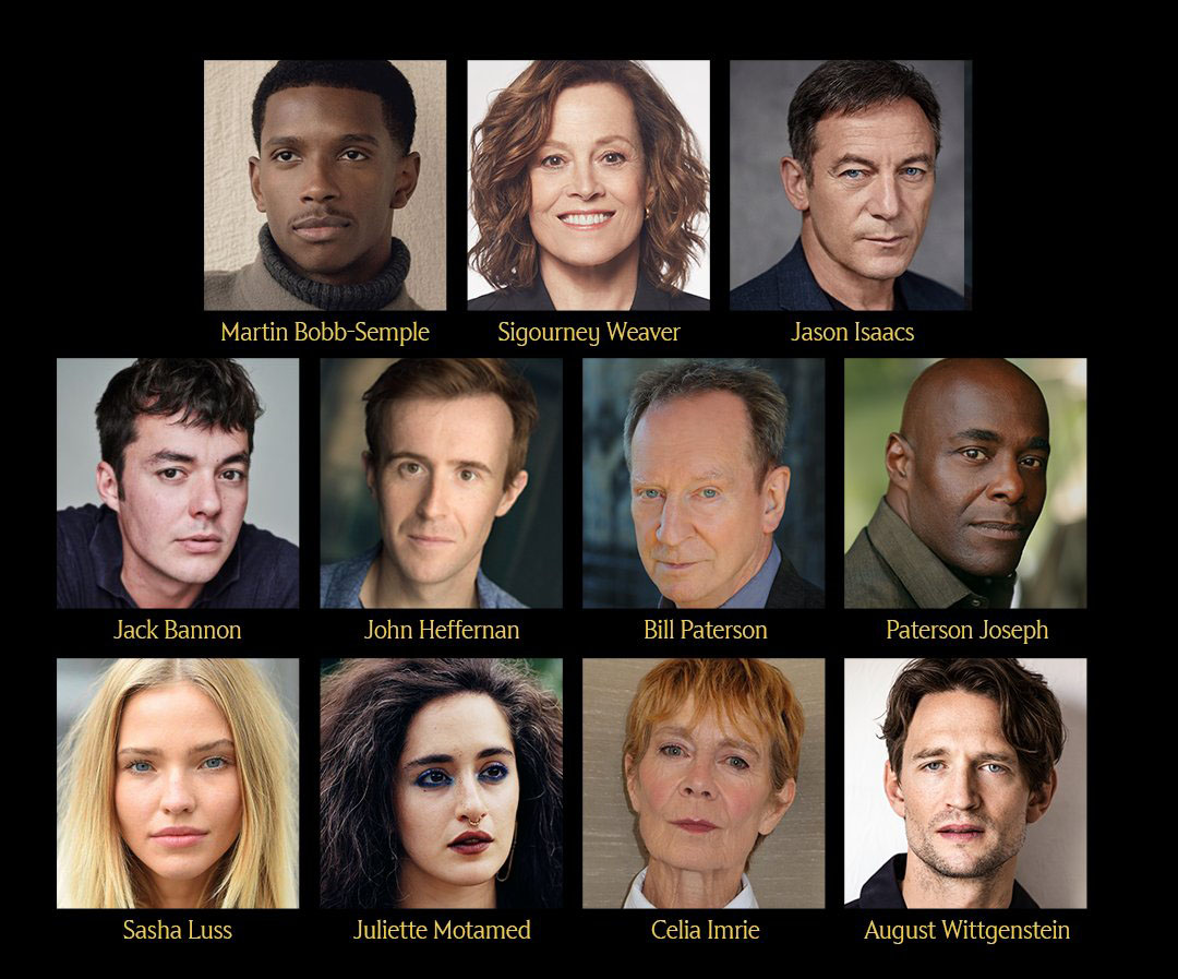 L'ensemble du casting de la série Tomb Raider pour Prime Video.