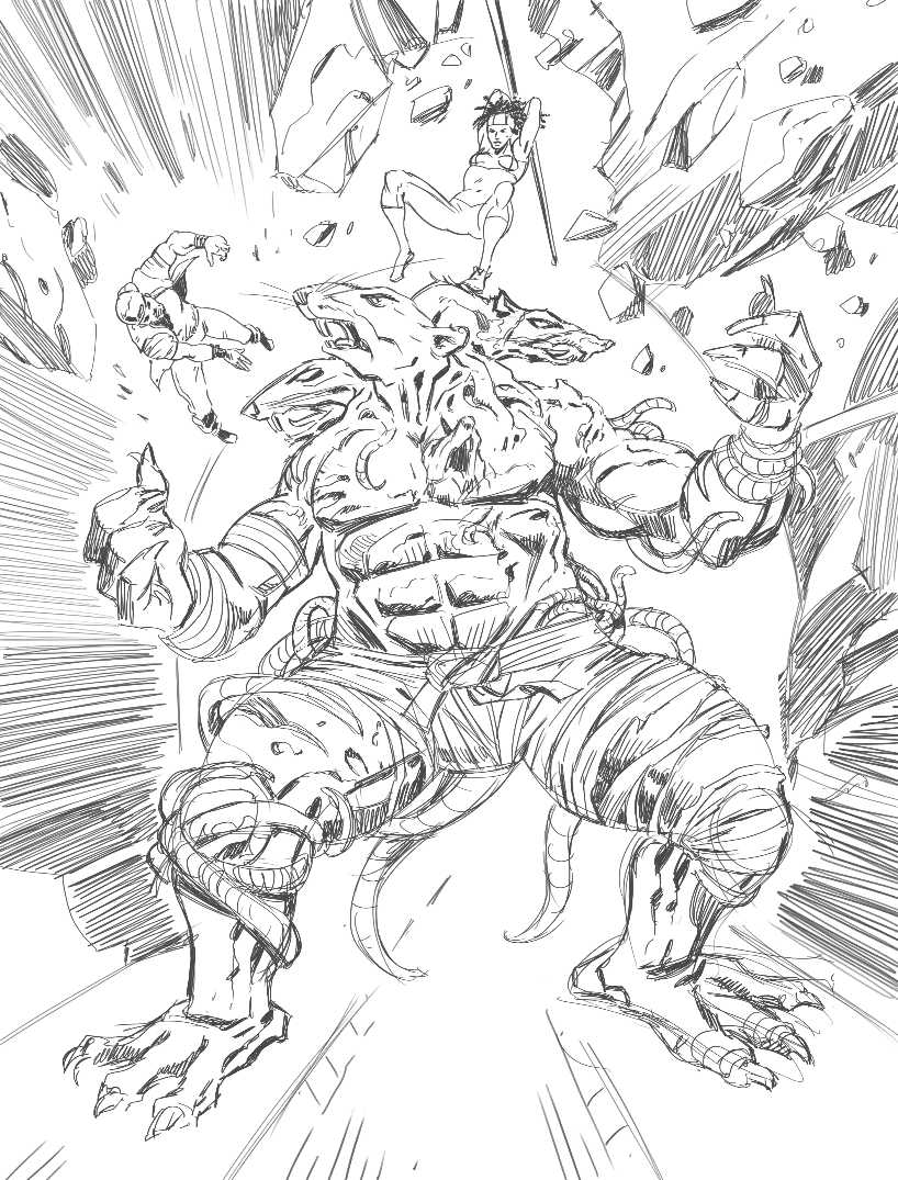 Croquis de Rakantik dans Le Garde Républicain par Jim Arden
