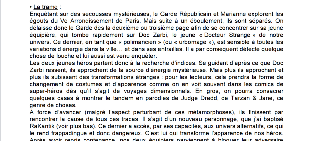 Synopsis d'un épisode du Garde Républicain écrit par Jean-Marc Lainé.