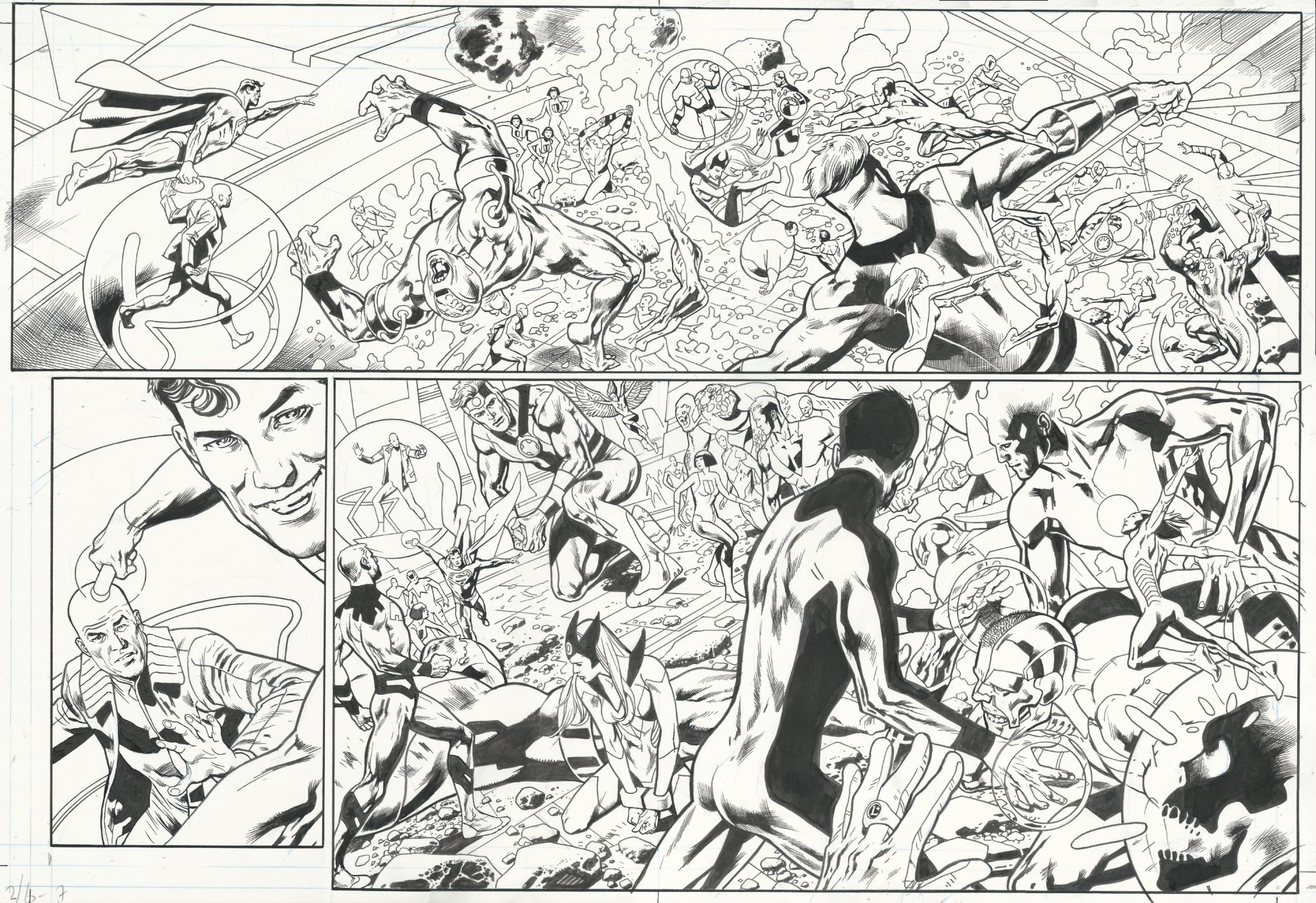 Bryan Hitch et Kevin Nowlan Superman