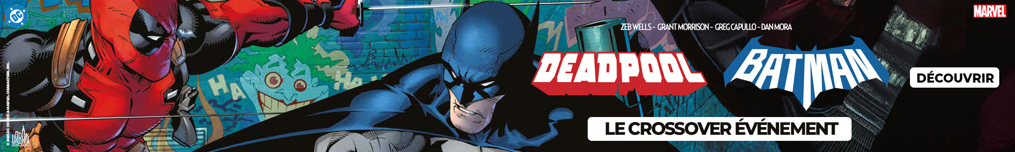Le crossover événement Batman/Deadpool, disponible dès 13 mars 2026 !