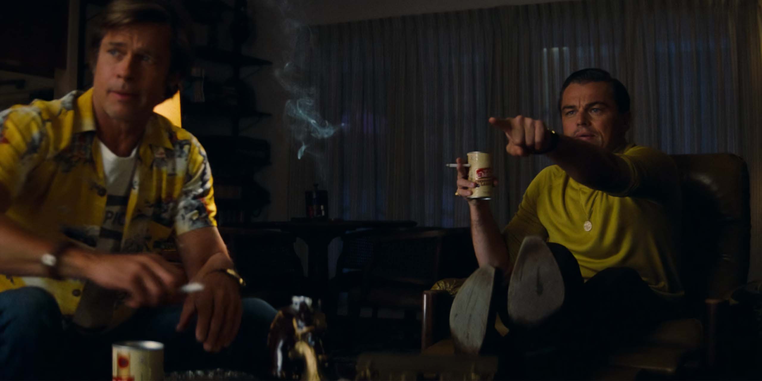 Brad Pitt et Leonardo DiCaprio dans Once Upon a Time in Hollywood.