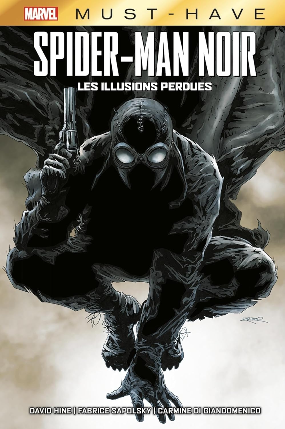 Couverture de Spider-Man Noir collection Must Have chez Panini Comics.