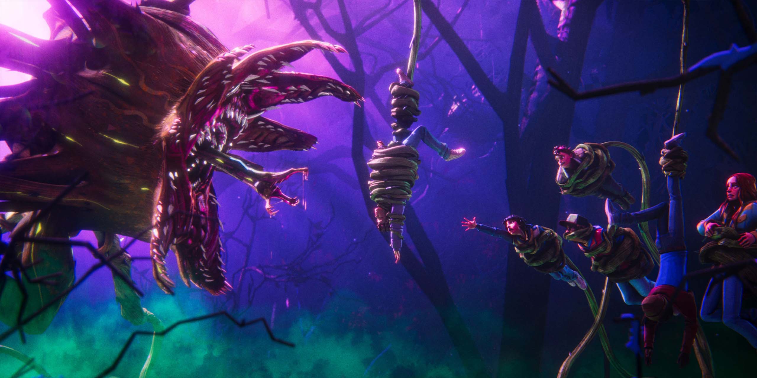 Les enfants de Stranger Things sont pris au piège et en danger face à un nouveau monstre dans Stranger Things : Chroniques de 1985