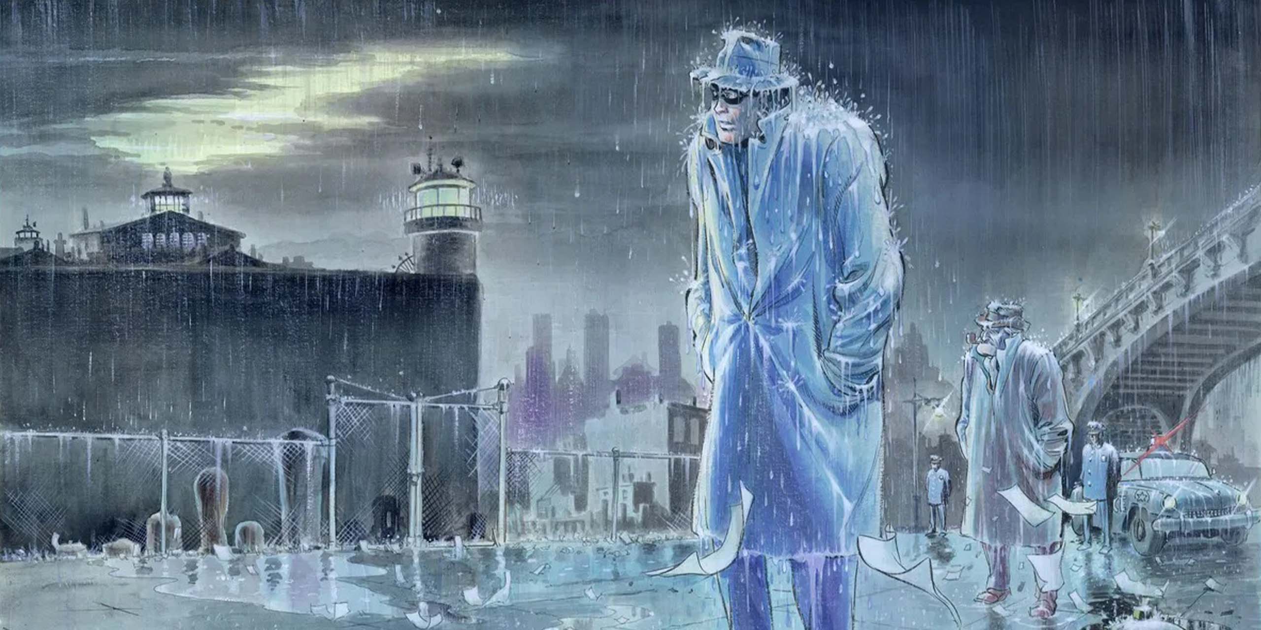 Illustration originale de The Spirit par Will Eisner.