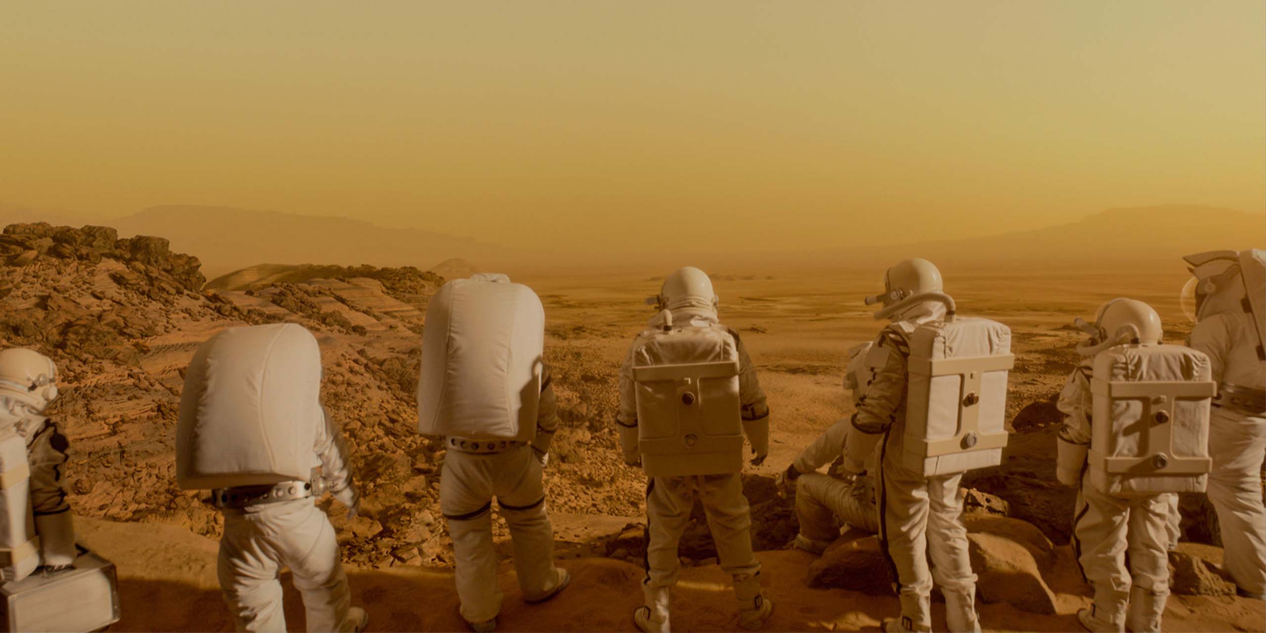 La première équipe d'astronautes sur Mars dans la saison 3 de For All Mankind.