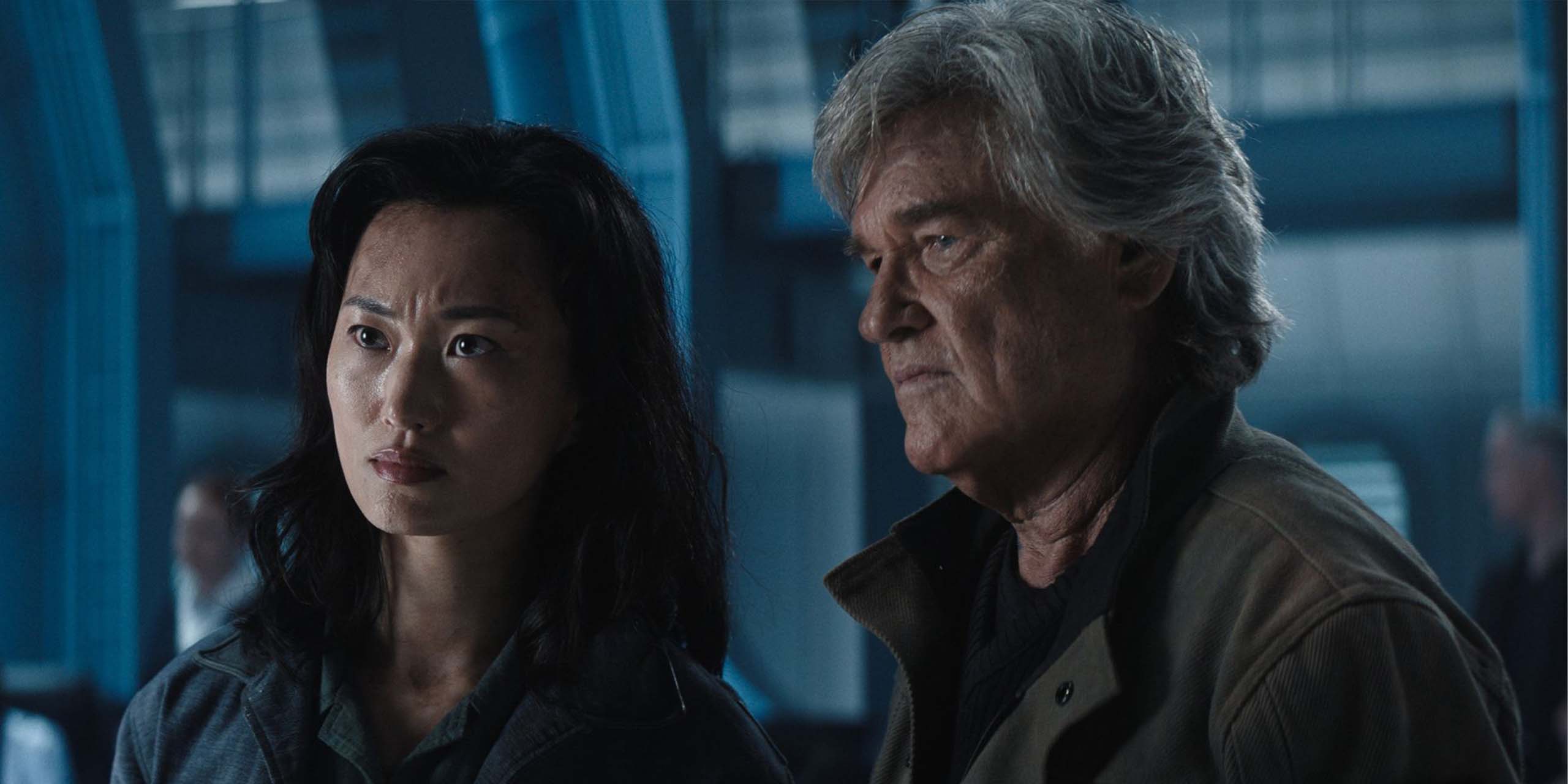 Mari Yamamoto (Keiko Miura) et Kurt Russell (Lee Shaw) dans la saison 2 de Monarch: Legacy of Monsters