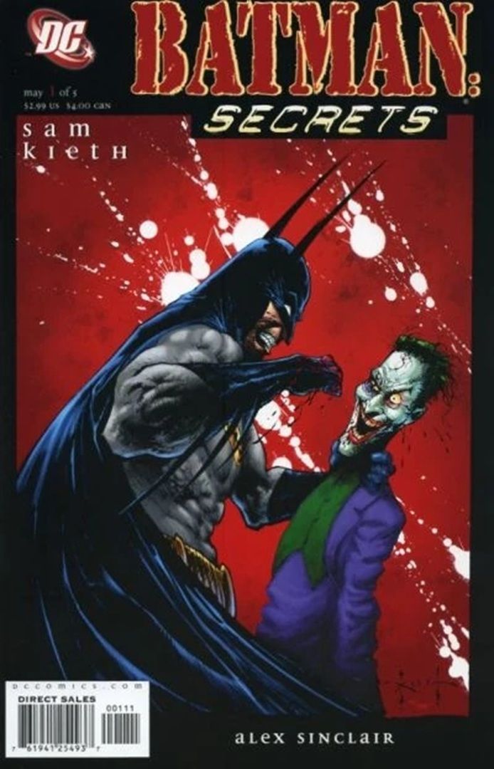 Couverture de Batman: Secrets par Sam Kieth.