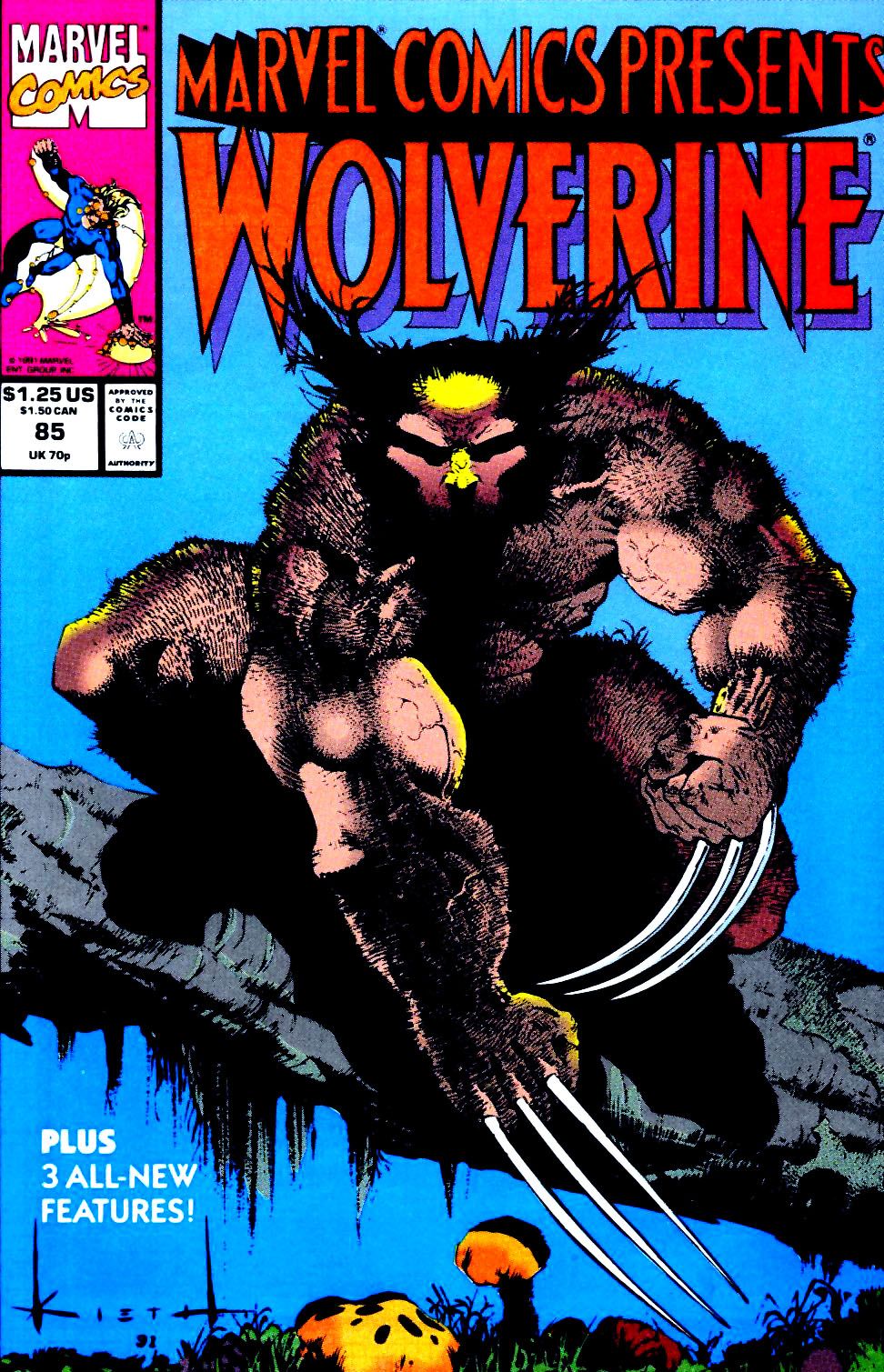 Couverture de Wolverine #85 dessinée par Sam Kieth.