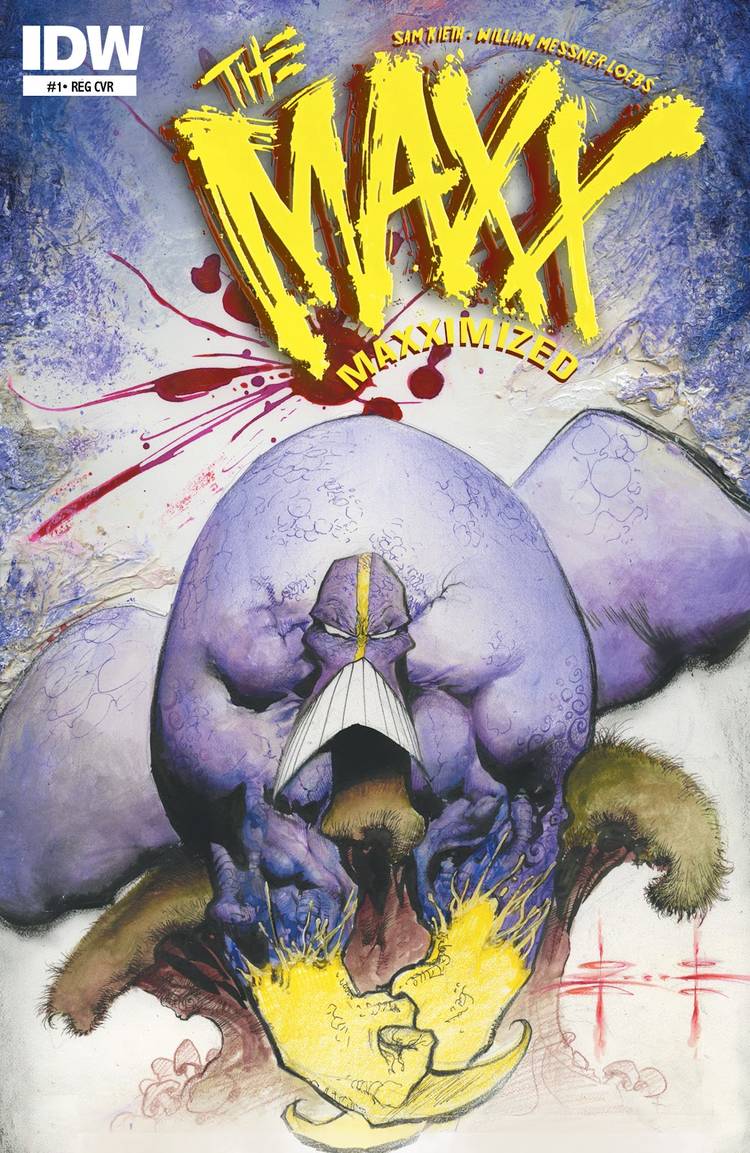 Couverture de The Maxx Maxximized par Sam Kieth.