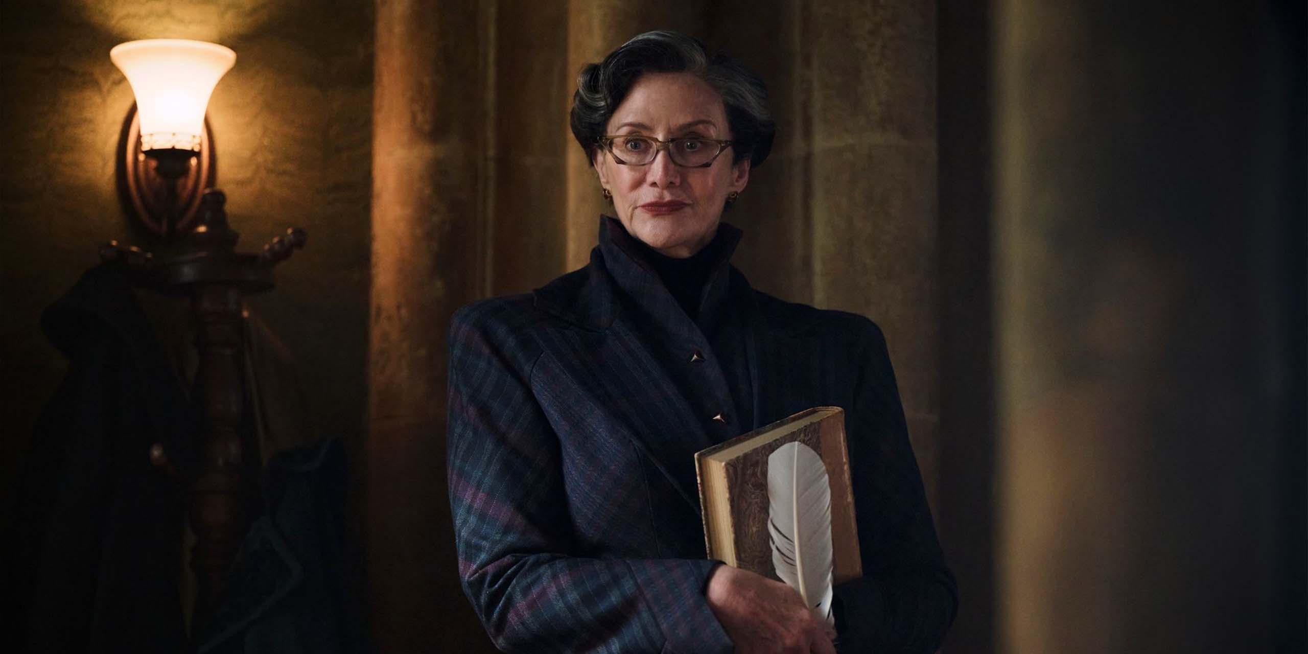 Le professeur McGonagall dans Harry Potter à l'école des sorciers