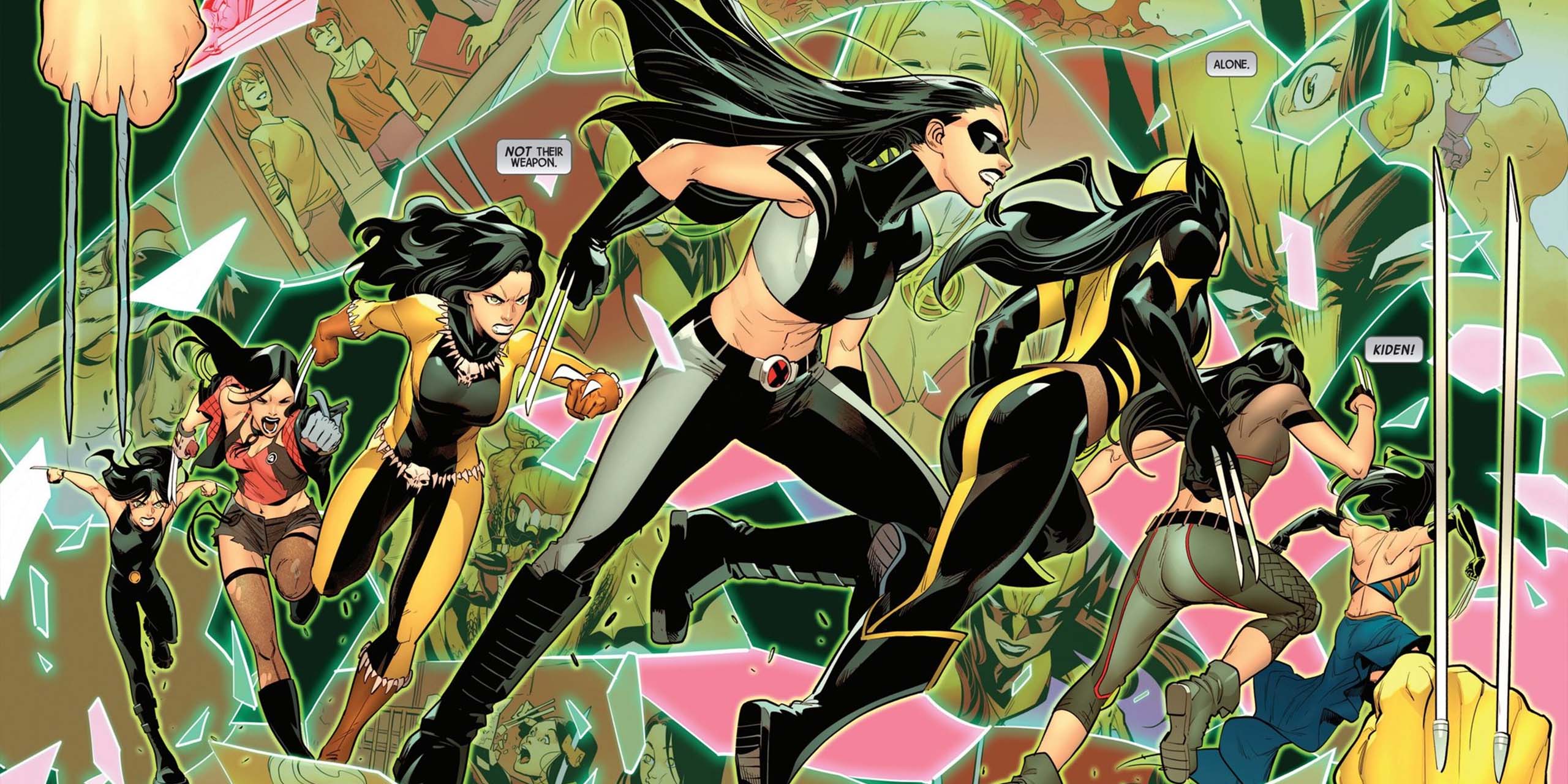 Pages de X-23 dessinées par Jacopo Camagni