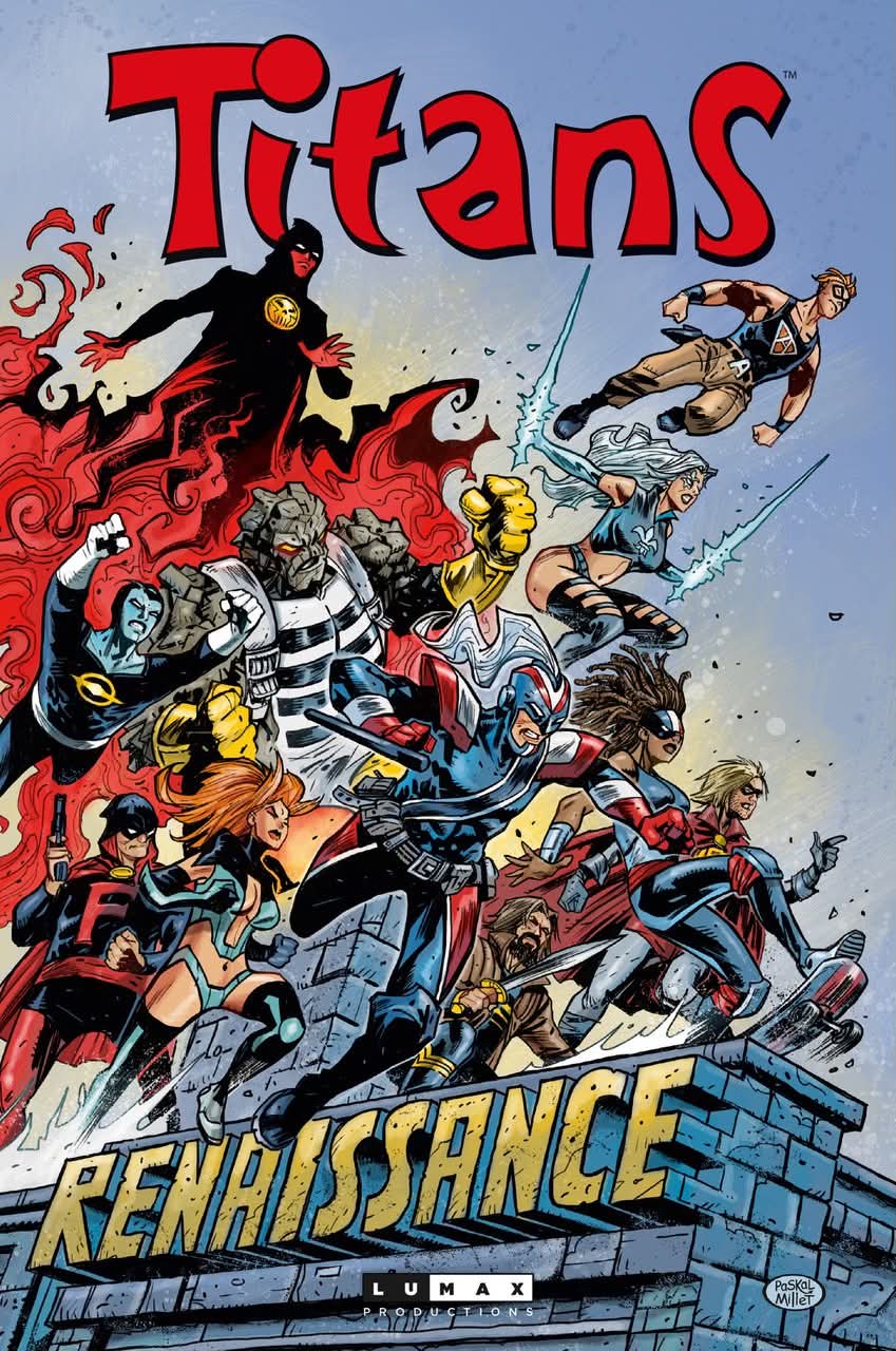 Couverture collector Titans par Paskal Millet