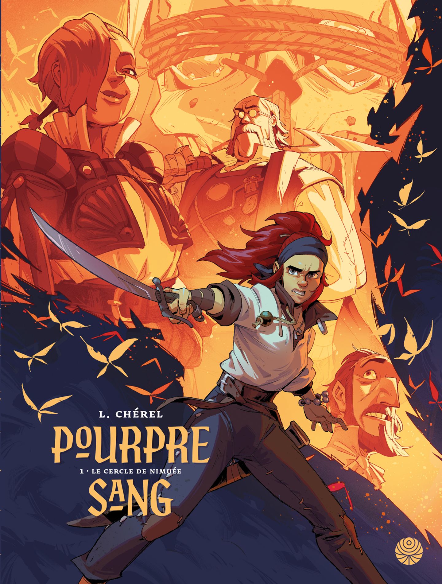 Couverture de Poupre Sang, par Léo Chérel, chez Astrolabe.