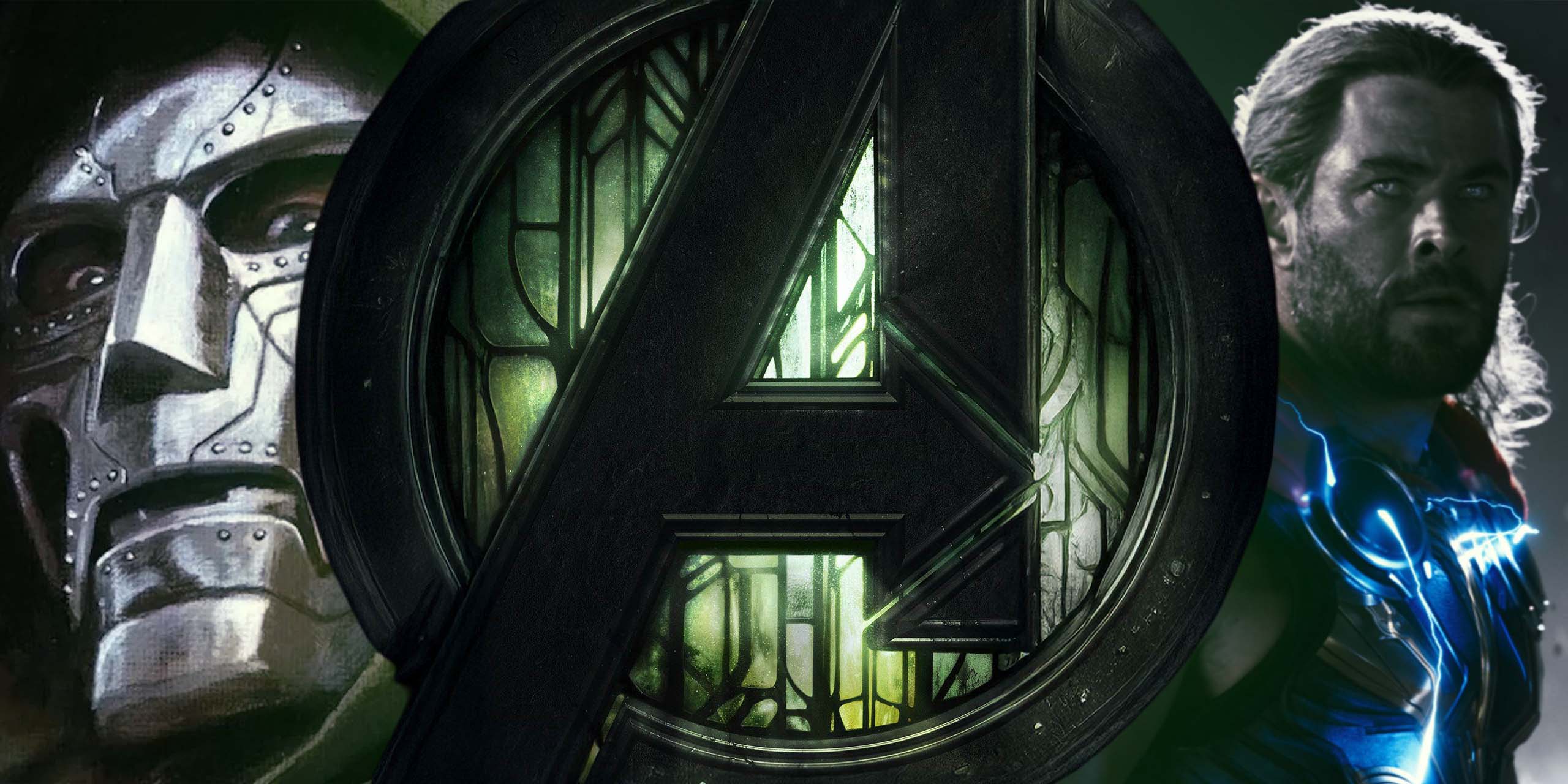 Dr Doom et Thor, au centre de Avengers: Doomsday, diffusé en Infinity Vision.
