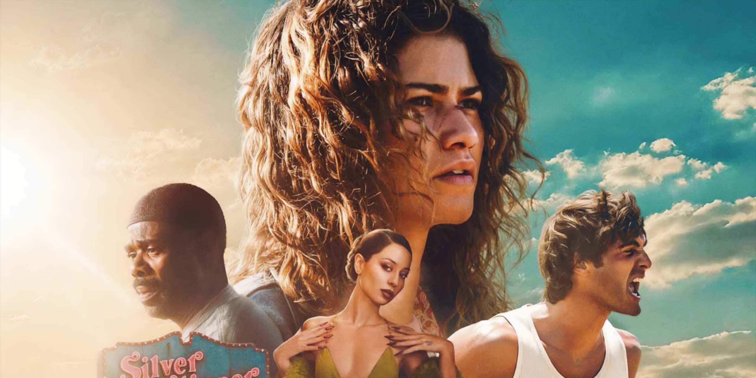 Affiche de la saison 3 de la série Euphoria.