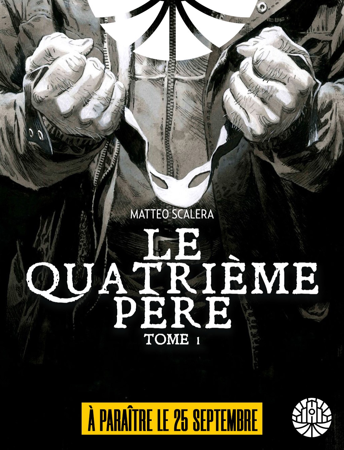 Couverture de l'album Le Quatrième Père de Matteo Scalera chez Astrolabe.
