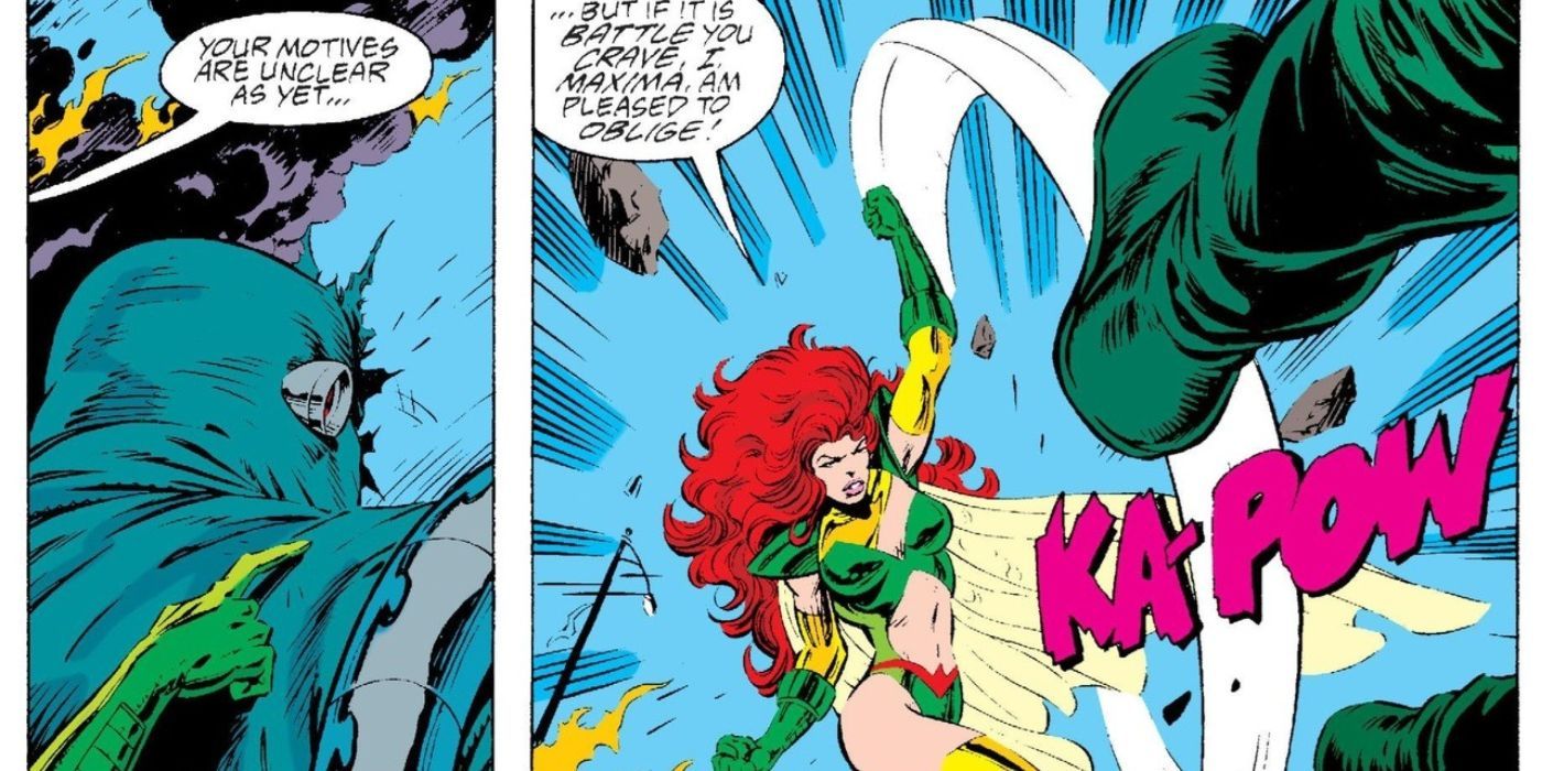 Maxima dans les comics Superman: Doomsday.