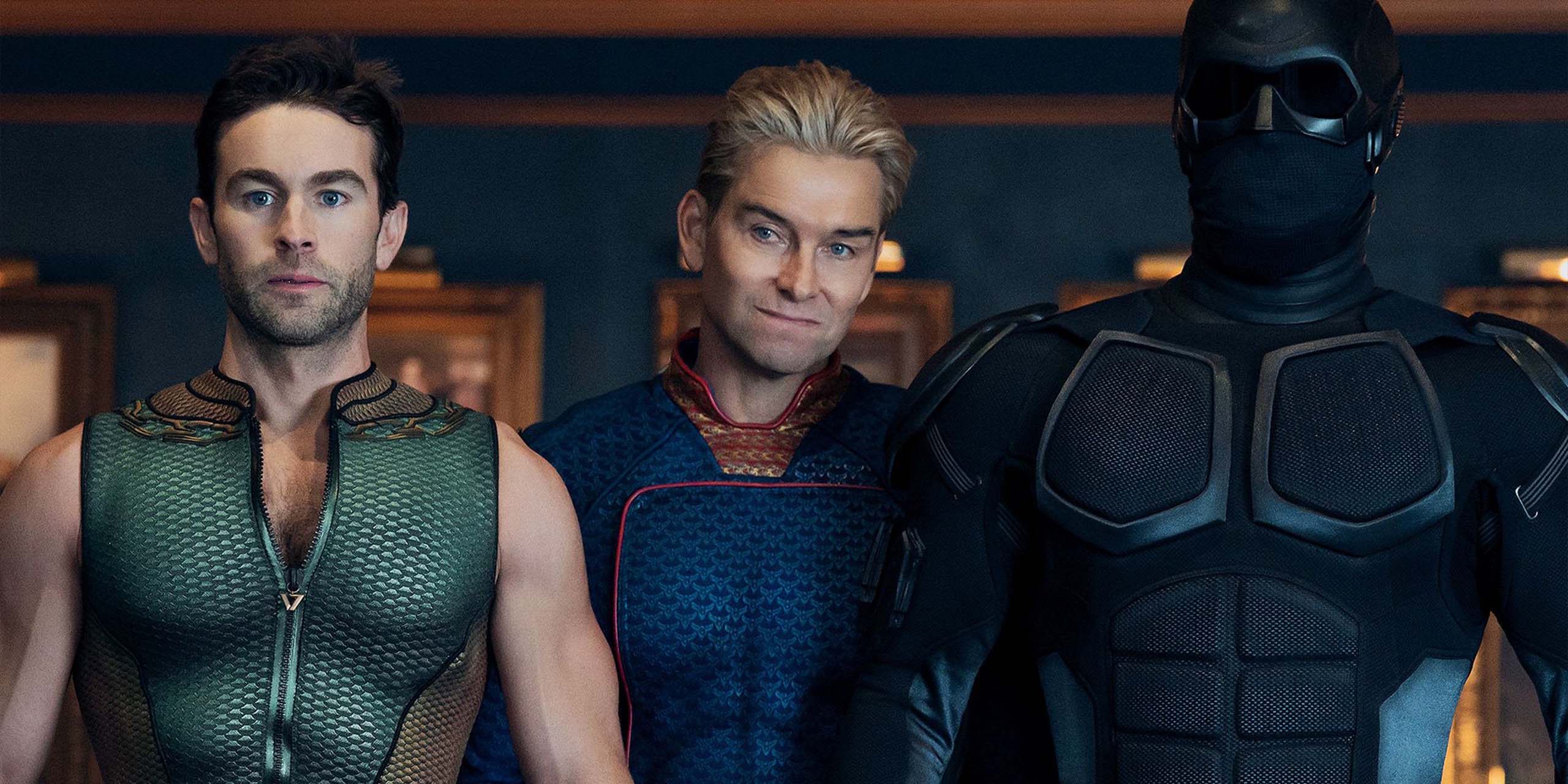 The Deep (Chace Crawford) et Black Noir (Nathan Mitchell) dans la saison 5 de The Boys.