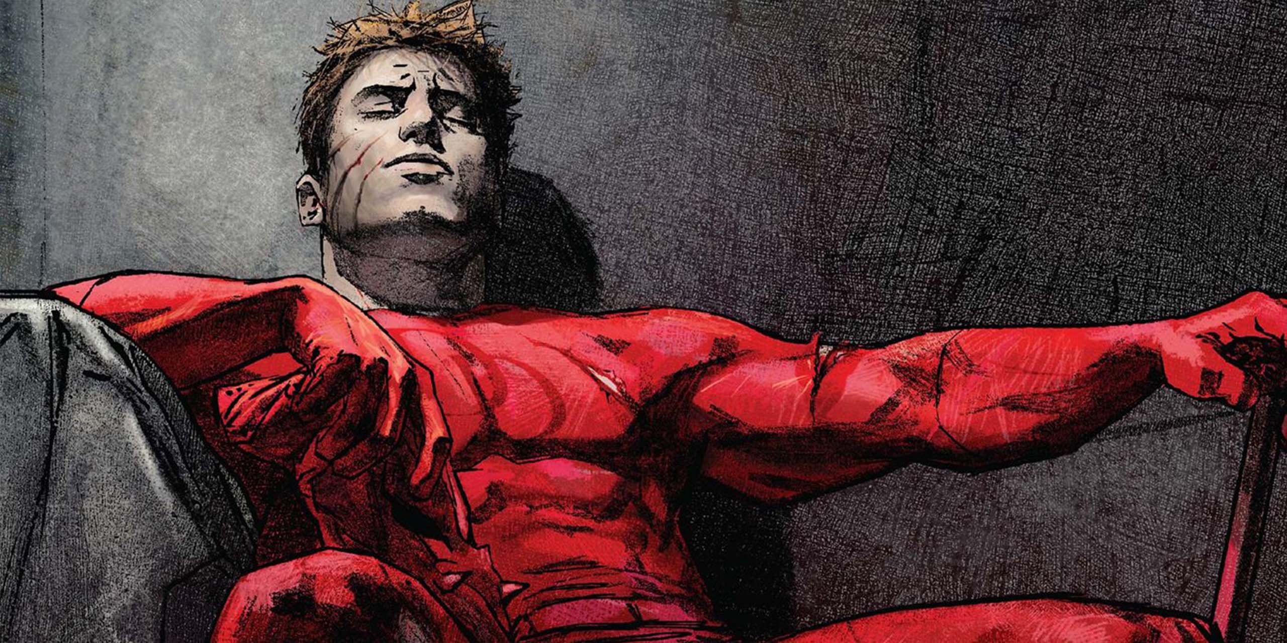Matt Murdock par Brian M. Bendis et Alex Maleev dans les comics Marvel de Daredevil.