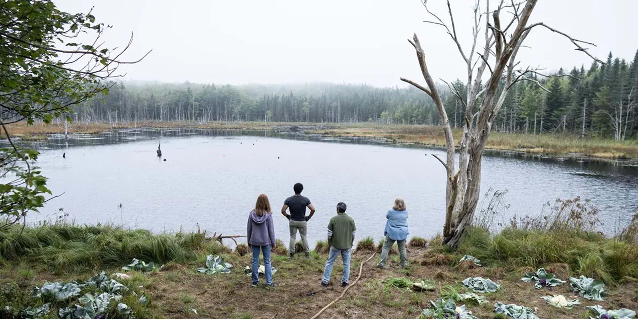Les personnages de From devant le lac dans la saison 4.
