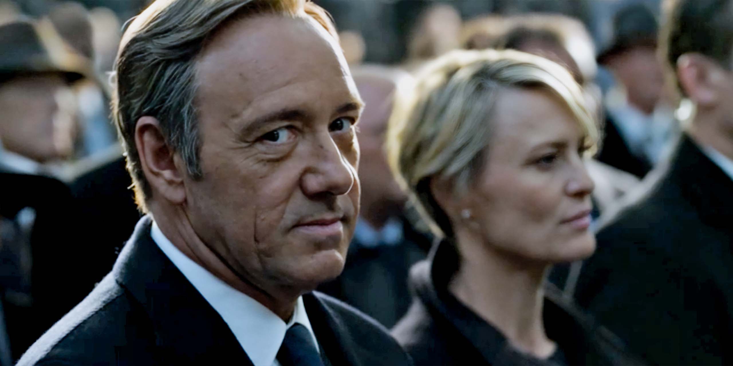 Francis Underwood (Kevin Spacey) et Claire Underwood (Robin Wright) dans House of Cards.