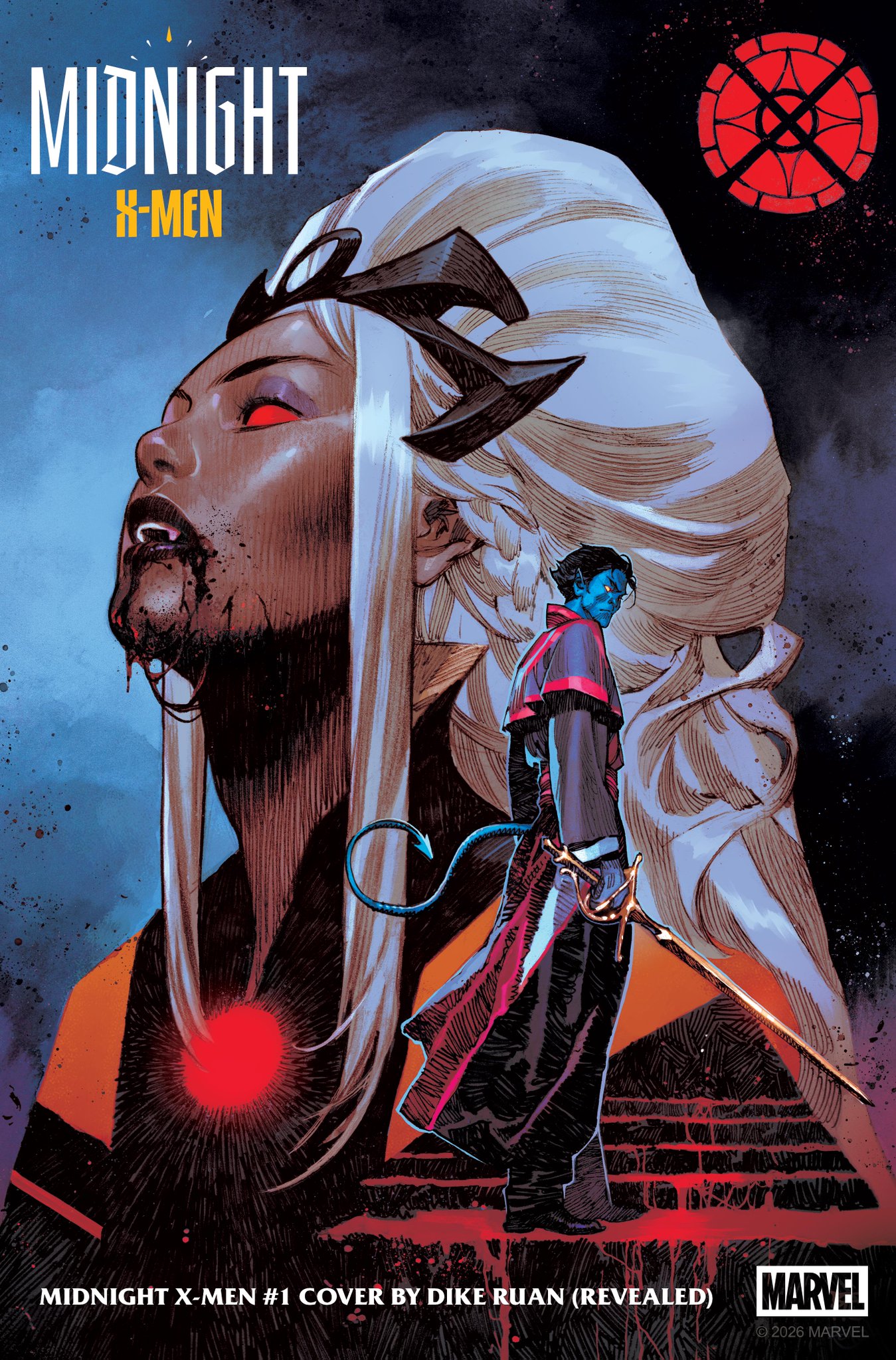 Couverture de Midnight X-Men #1 par Dike Ruan.